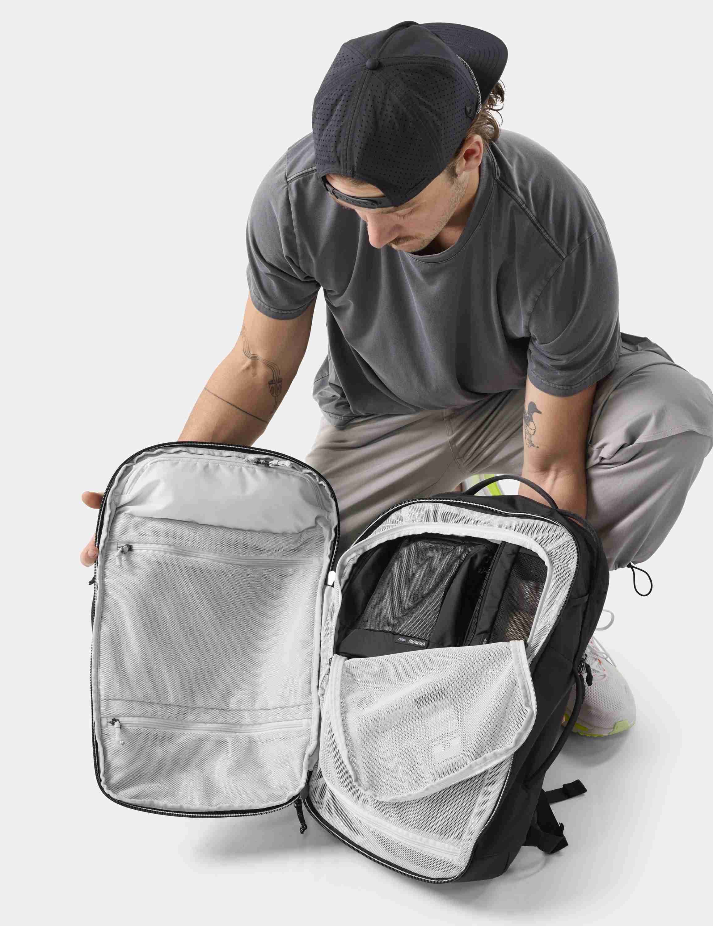 Rucksack, Reisetasche, Backpack, Interne Fächer, Reißverschlussfronttasche