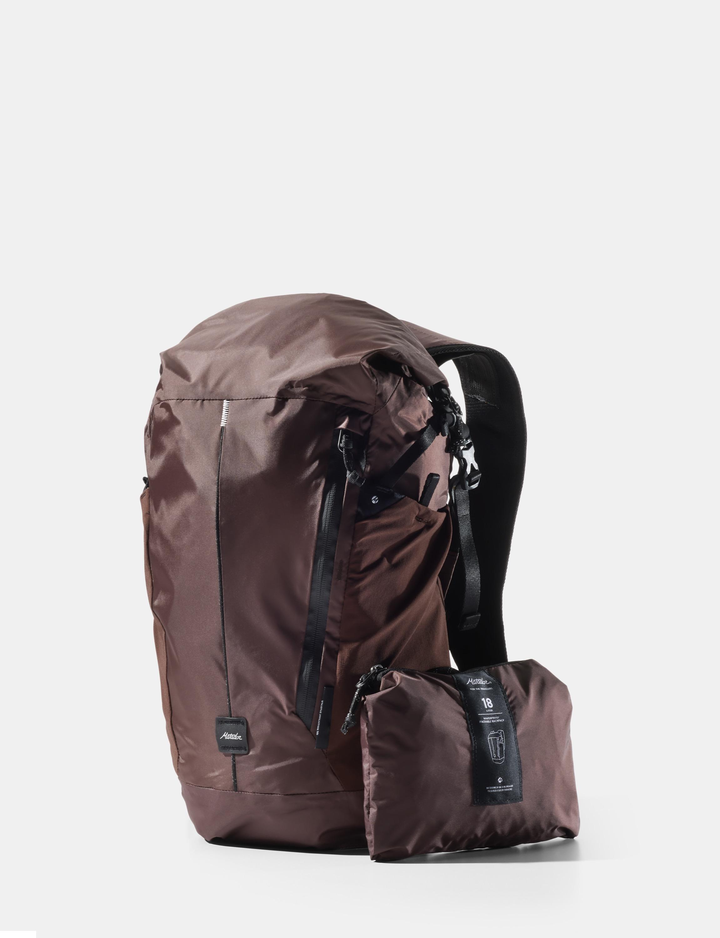 Matador 18L Waterproof Packable Backpack (garnet)