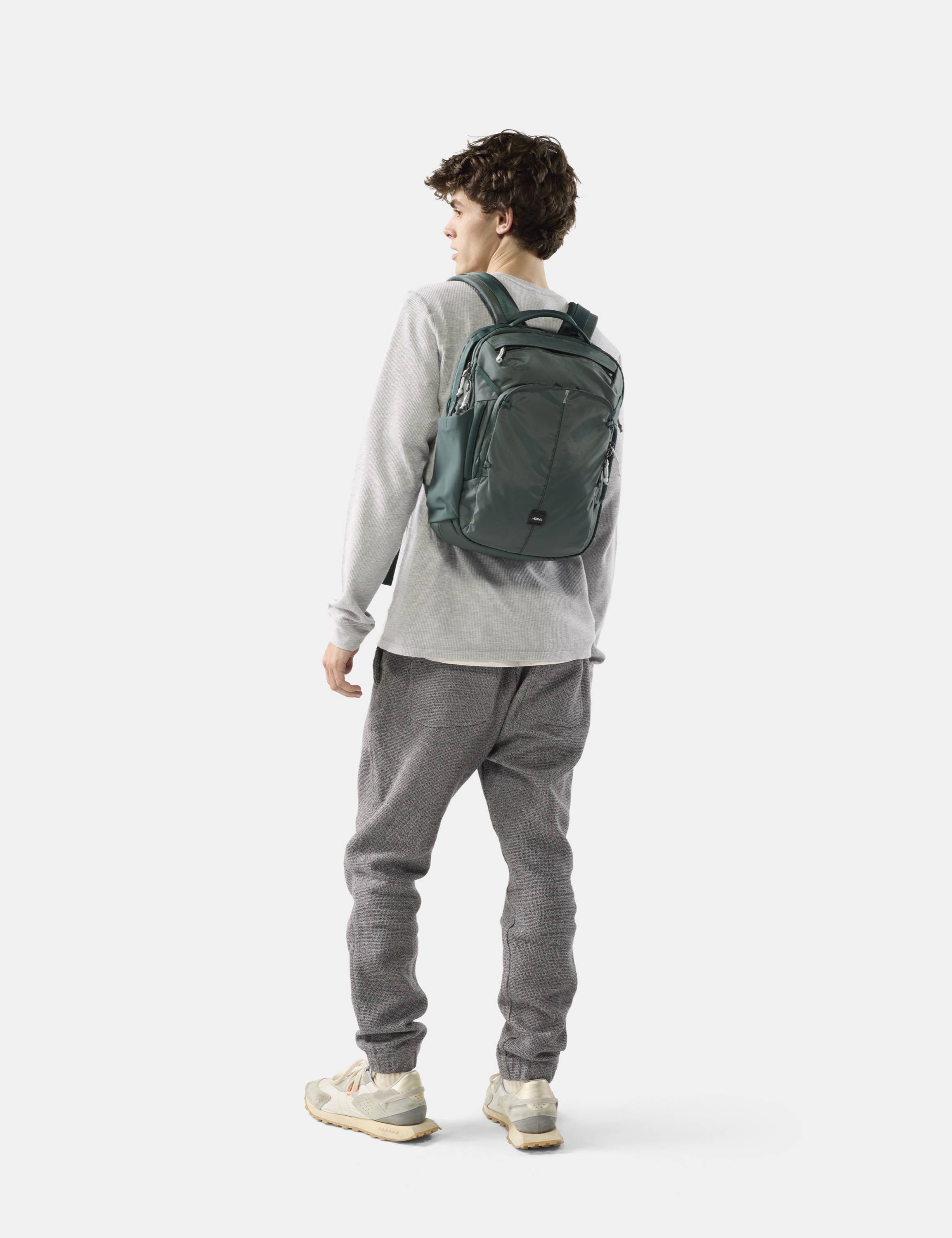 Rucksack, Backpack, Grün, Grau Pants, Athleisure