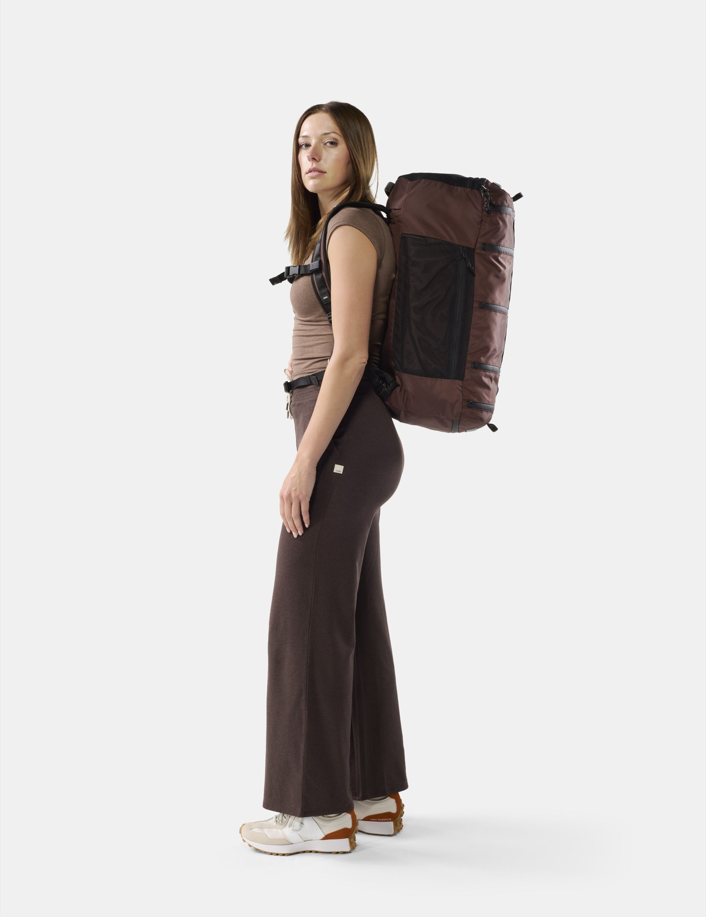 Rucksack, Backpacker, Braun, großes Modell, Klettern