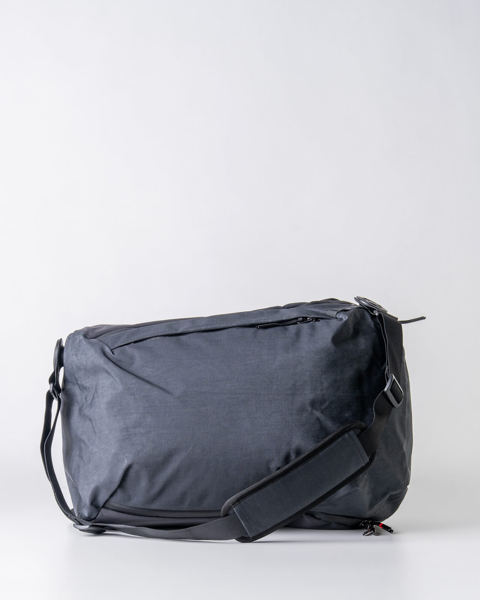 Reisetasche, Umhängetasche, Crossbody, Nylon, schwarz