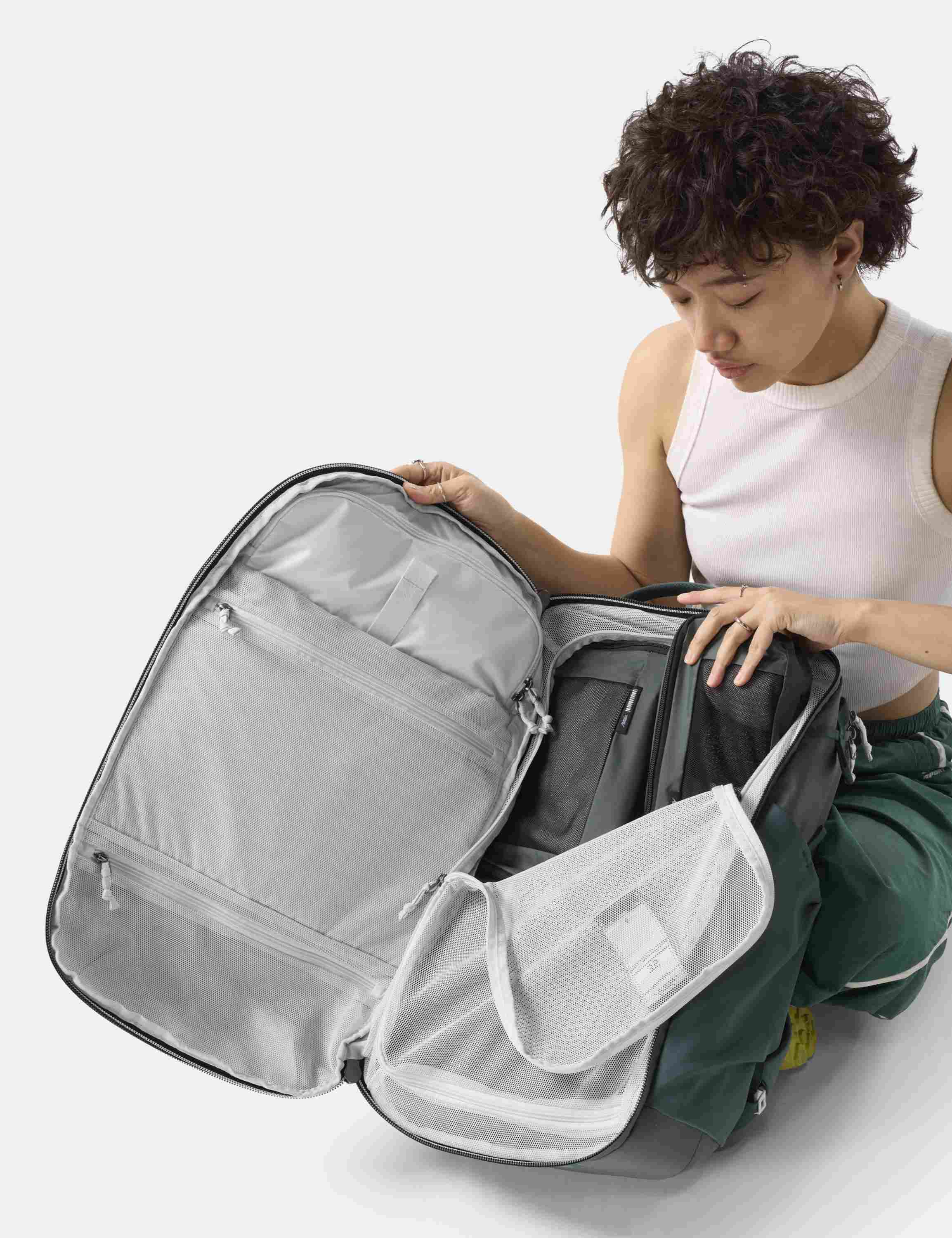 Koffer, Rucksack, Reisegepäck, Packorganizer, Mesh-Tasche