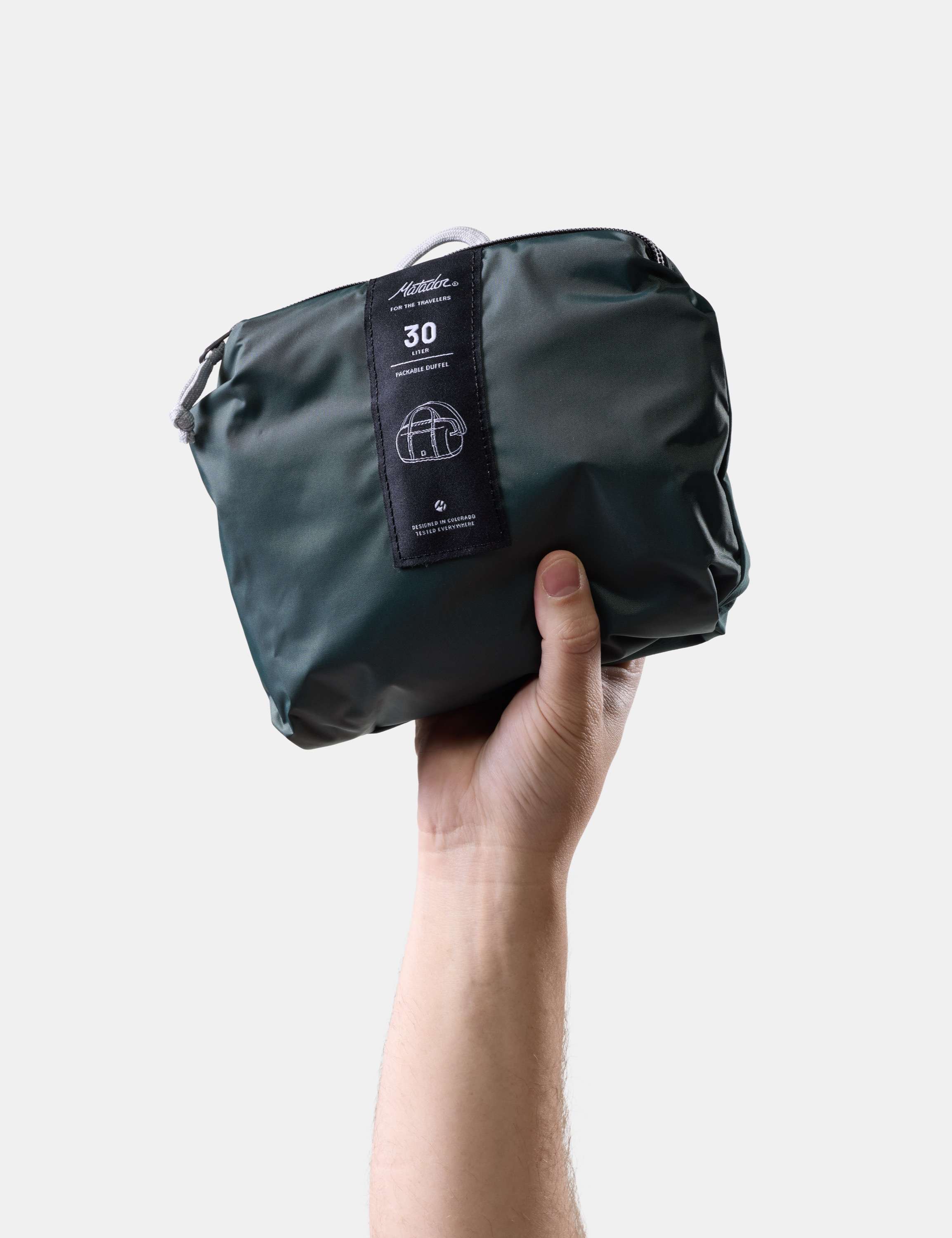 Reiseetui, Tasche, Nylon, dunkelgrün, Kompakt