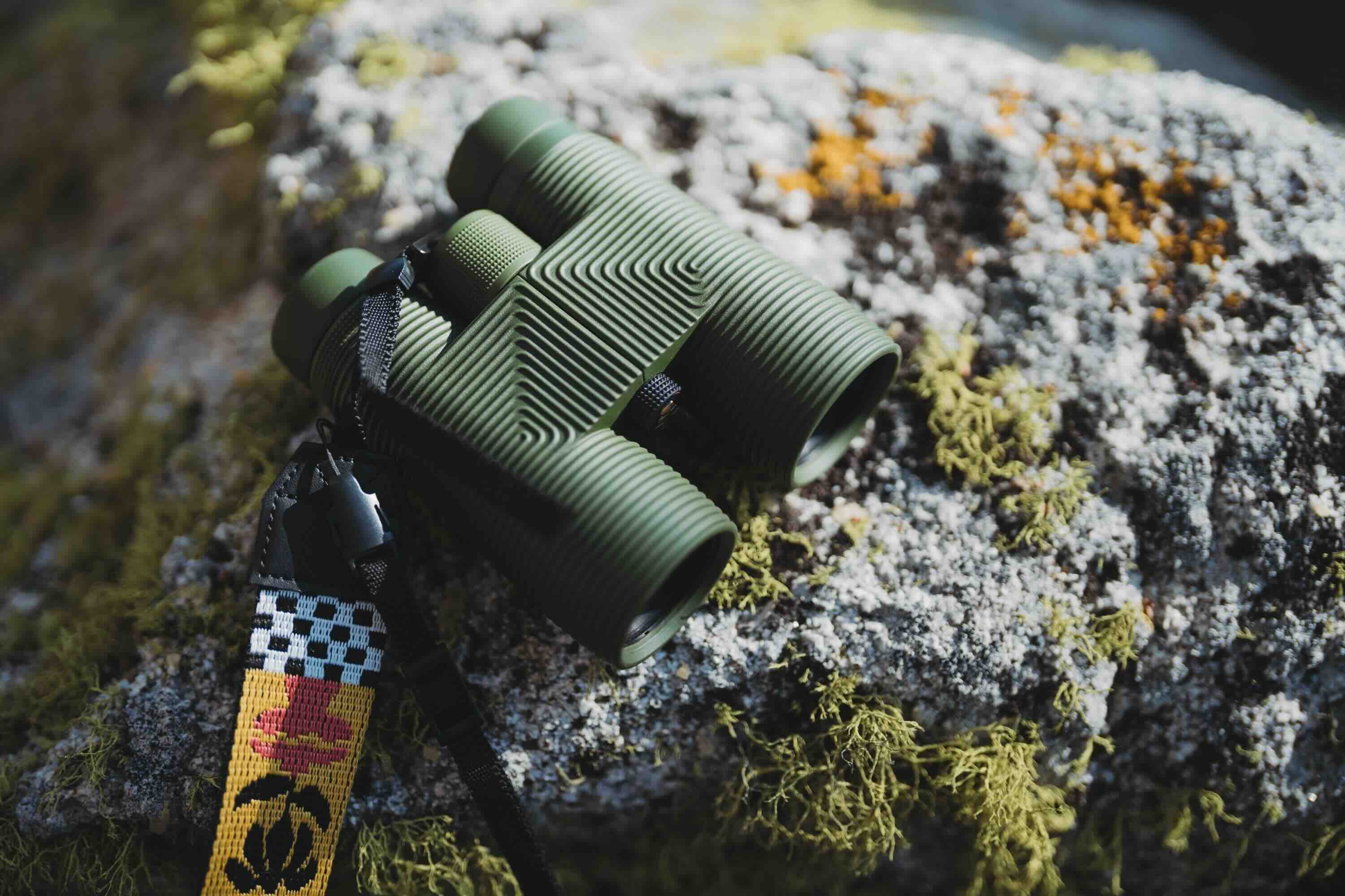 Fernglas, Binoculars, Grün, Outdoor, Klettverschluss