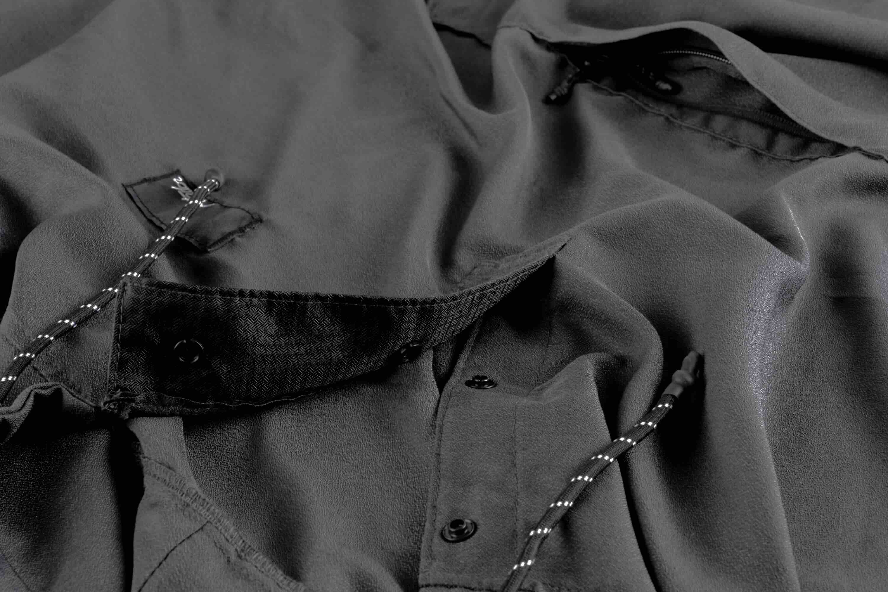 Hemd, Kragen, Knopfleiste, Dünn, Stoff