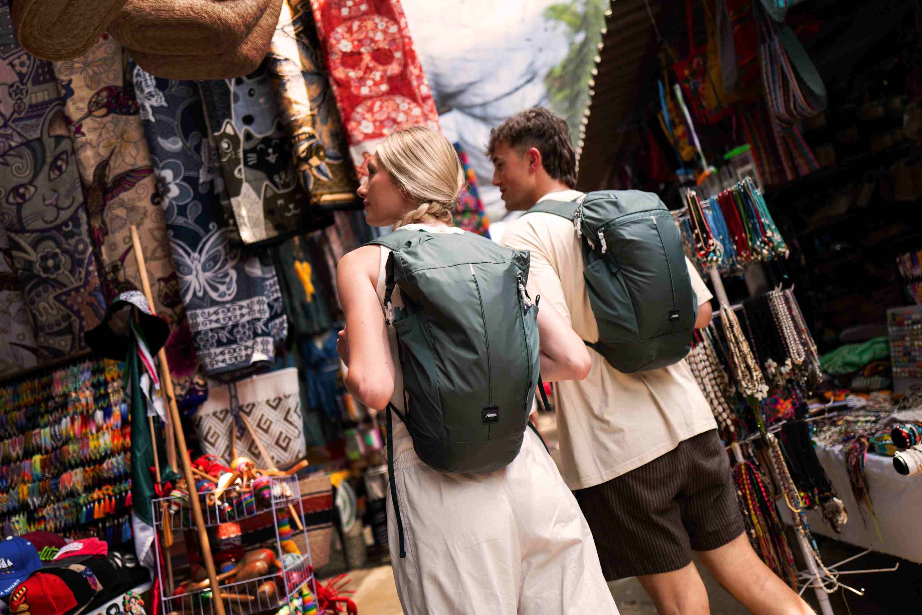 Rucksack, Reisegepäck, Outdoor, Kompakt, Grün