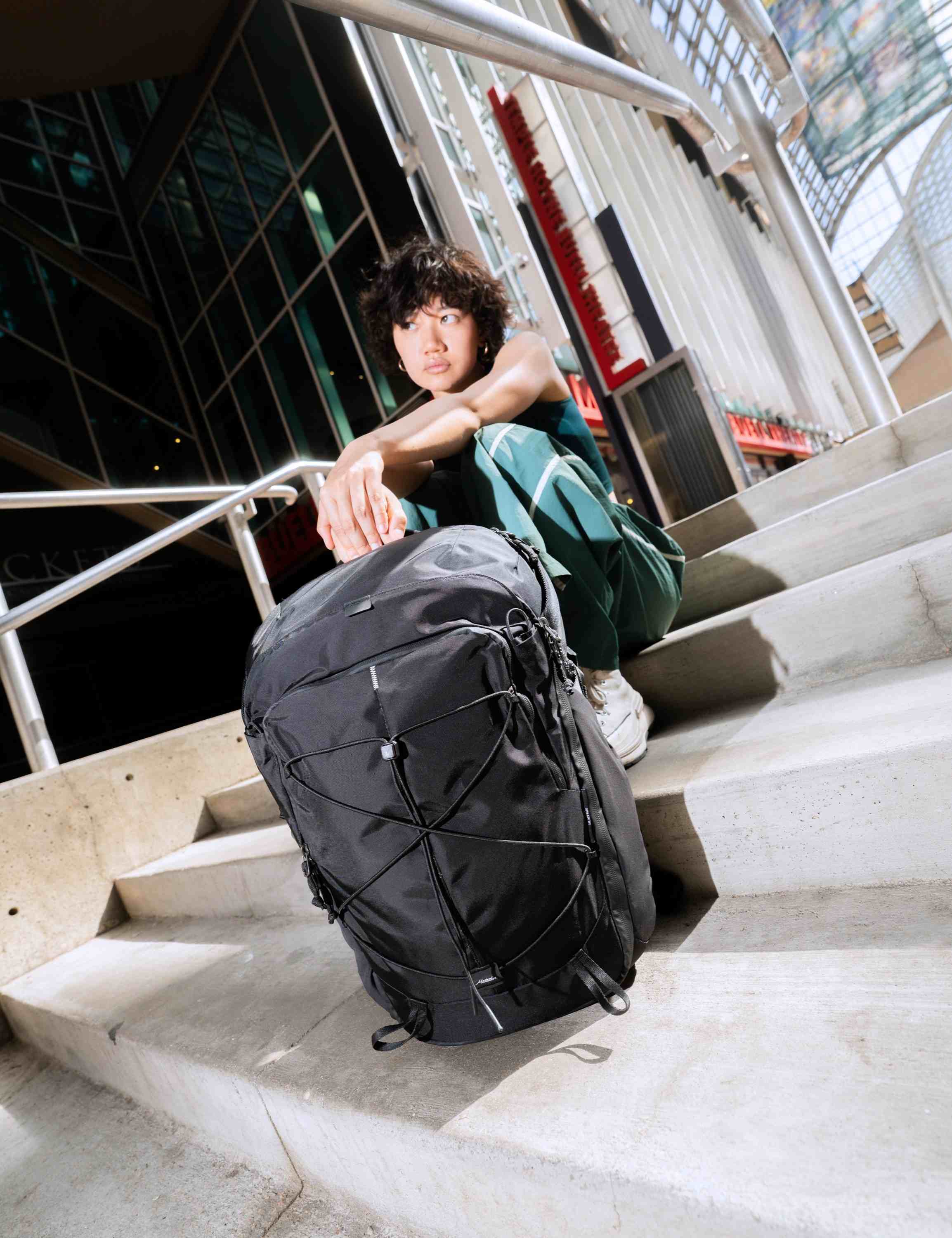 Rucksack, Rucksack, Outdoor, Wandern, Schwarz