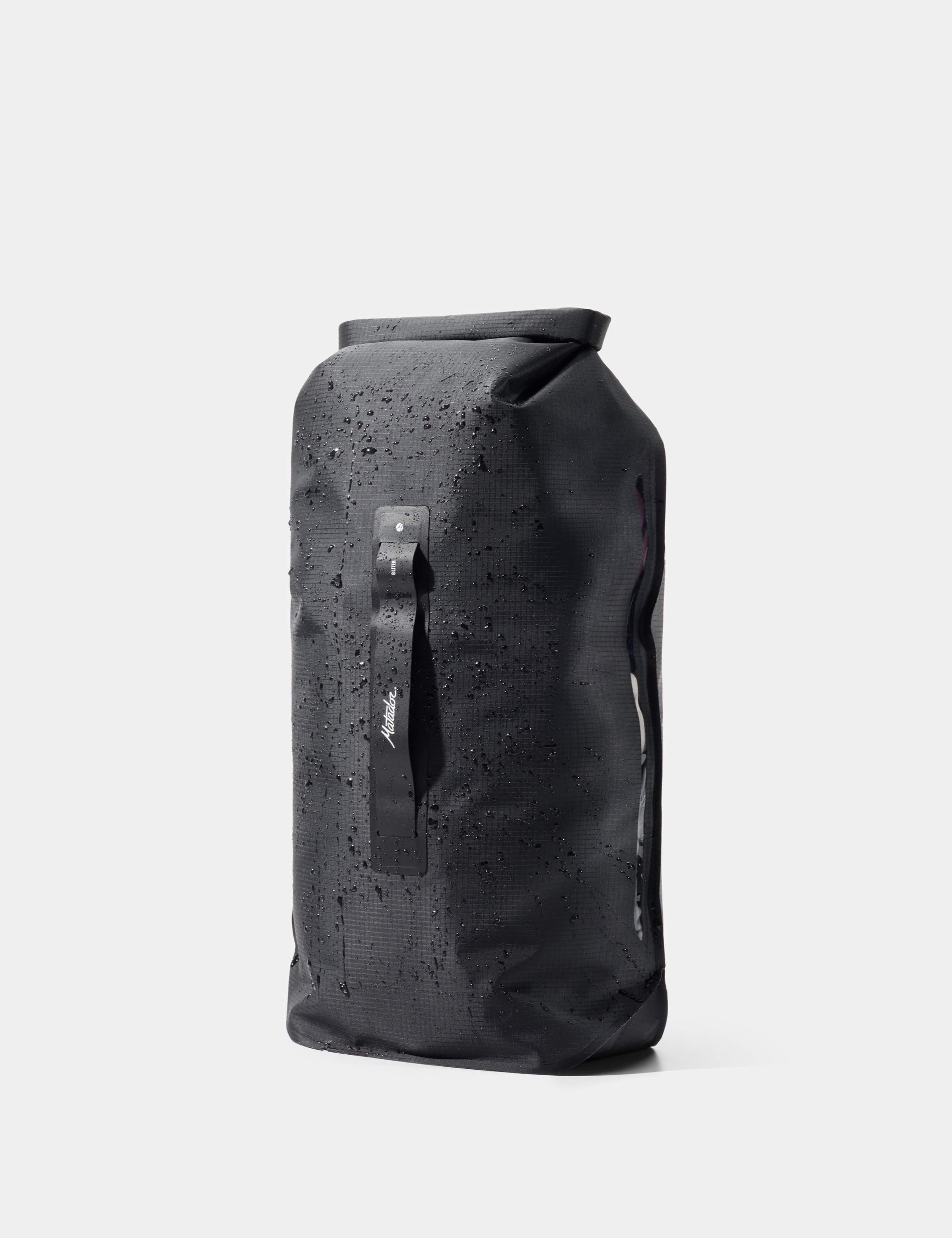 Rucksack, Tasche, Wasserdicht, Schwarz, Rolltop