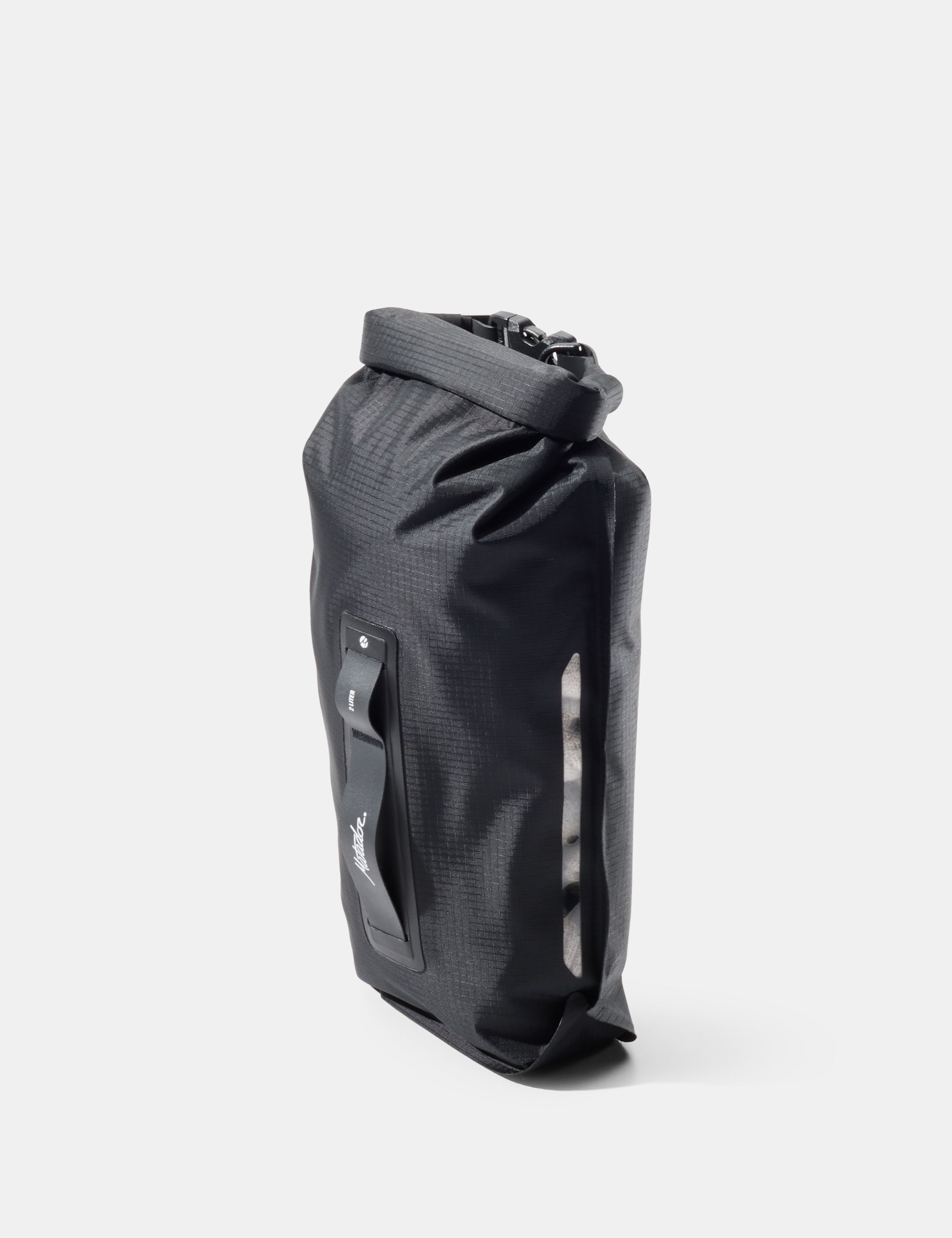 Tasche, Schultertasche, Nylon, Schwarz, Kompakt