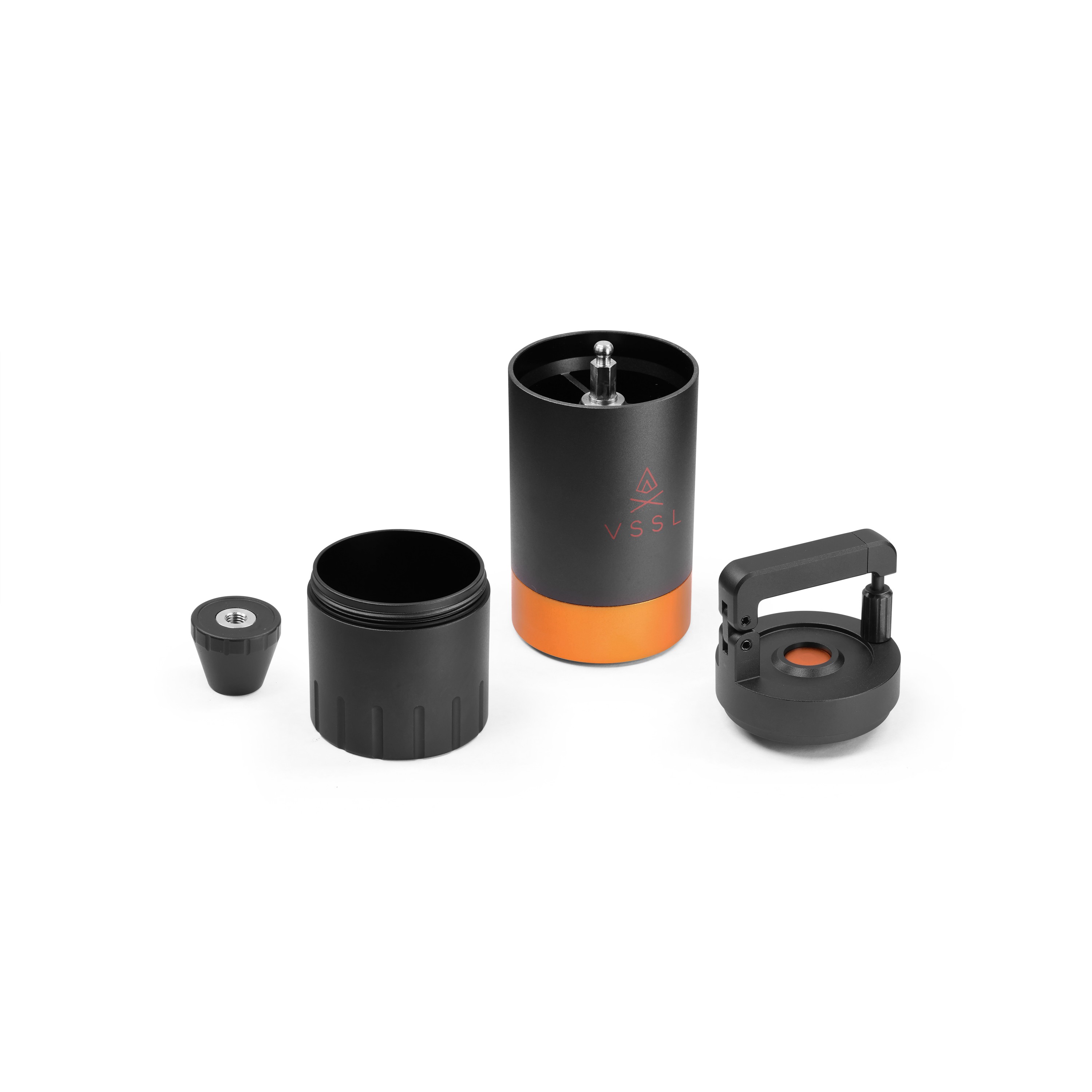 grinder, Kaffee, Küche, tragbar, schwarz/orange