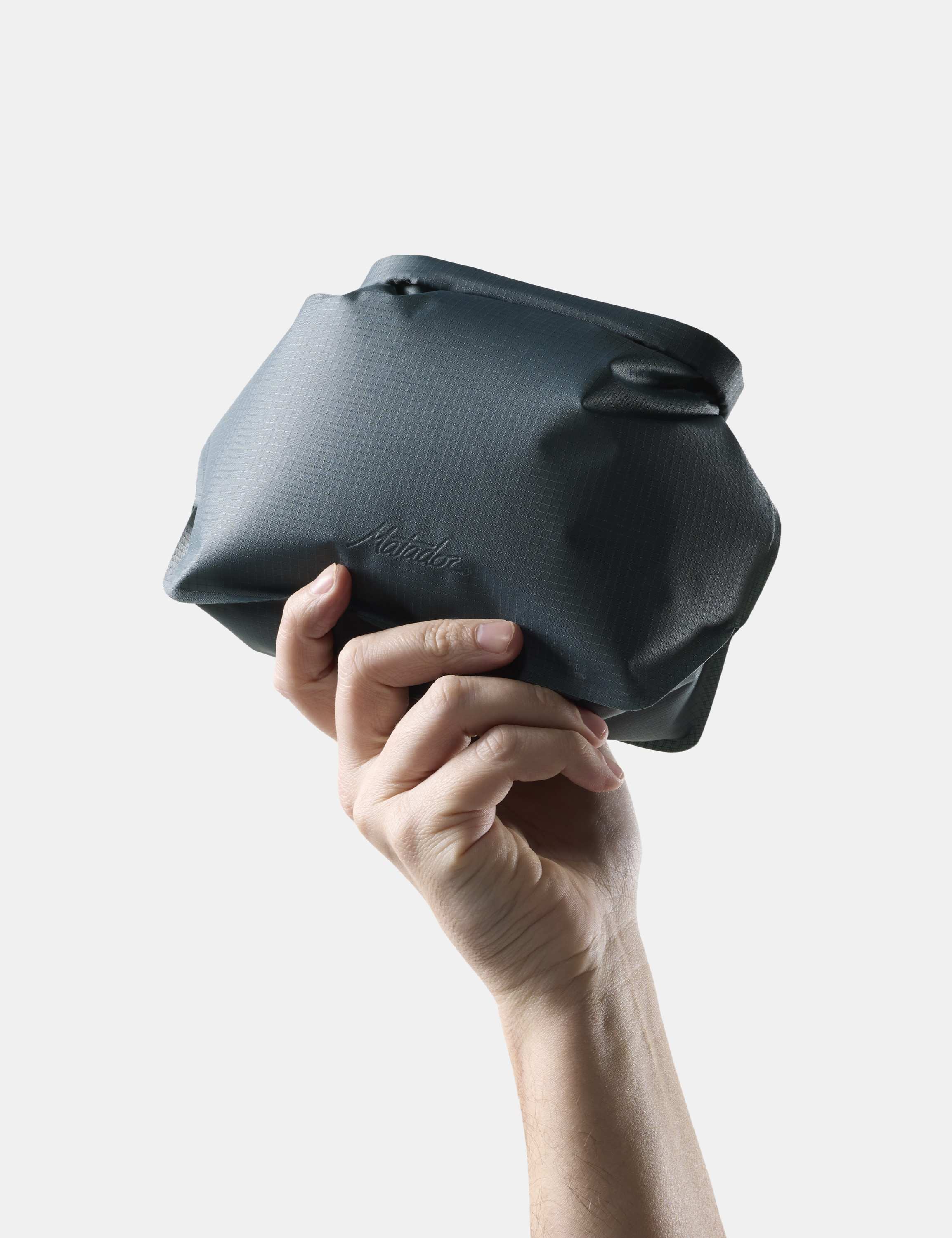 handheld, eingewickelt, grau, tasche, fasern