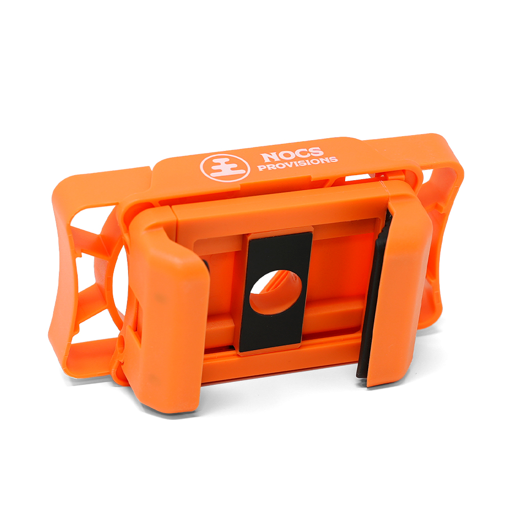 Gadget, Oranger Rahmen, Stabilisator, Handyhalterung, Provisions-Logo