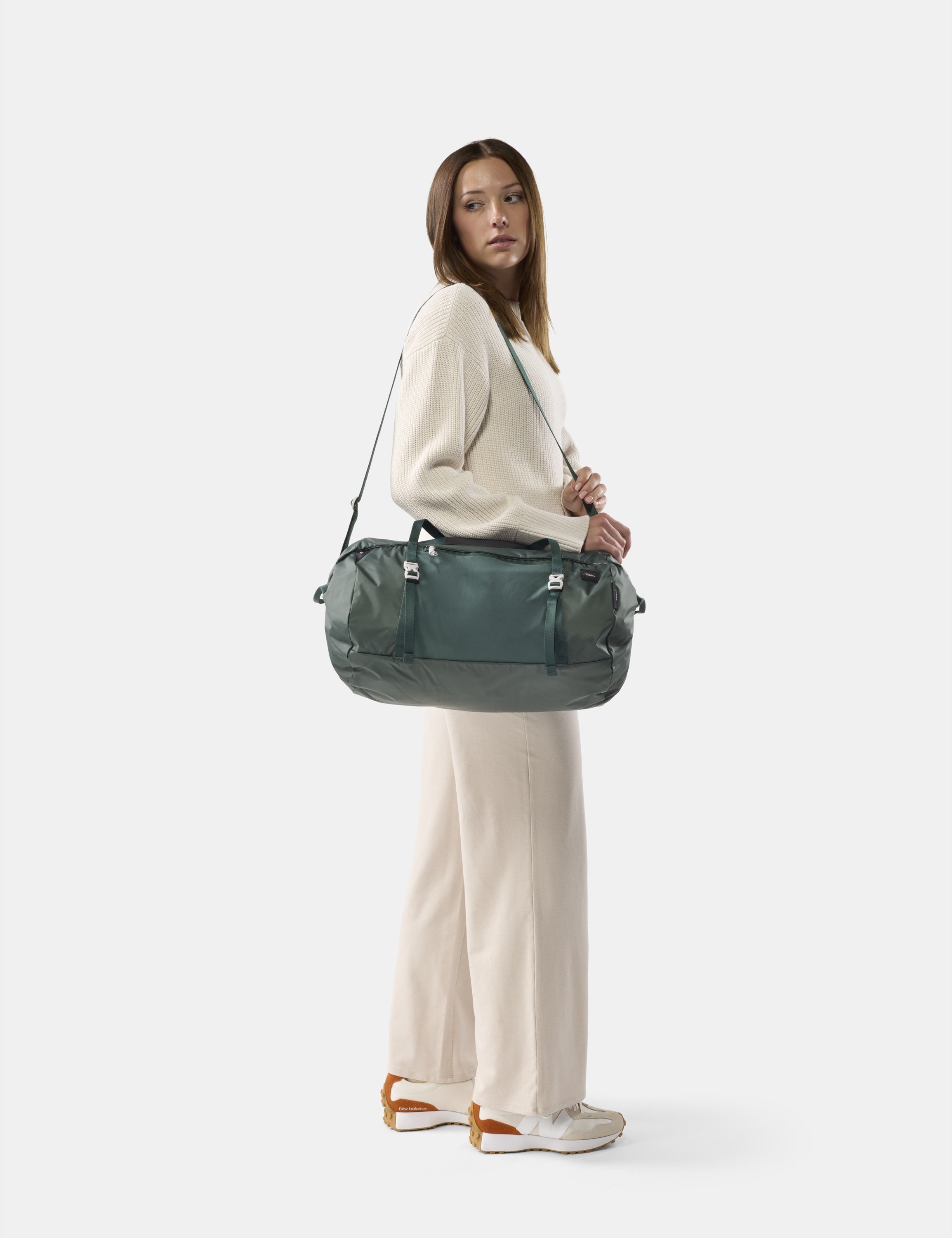 Duffelbag, Grüne Tasche, Schultertasche, Tragetasche, Reisegepäck