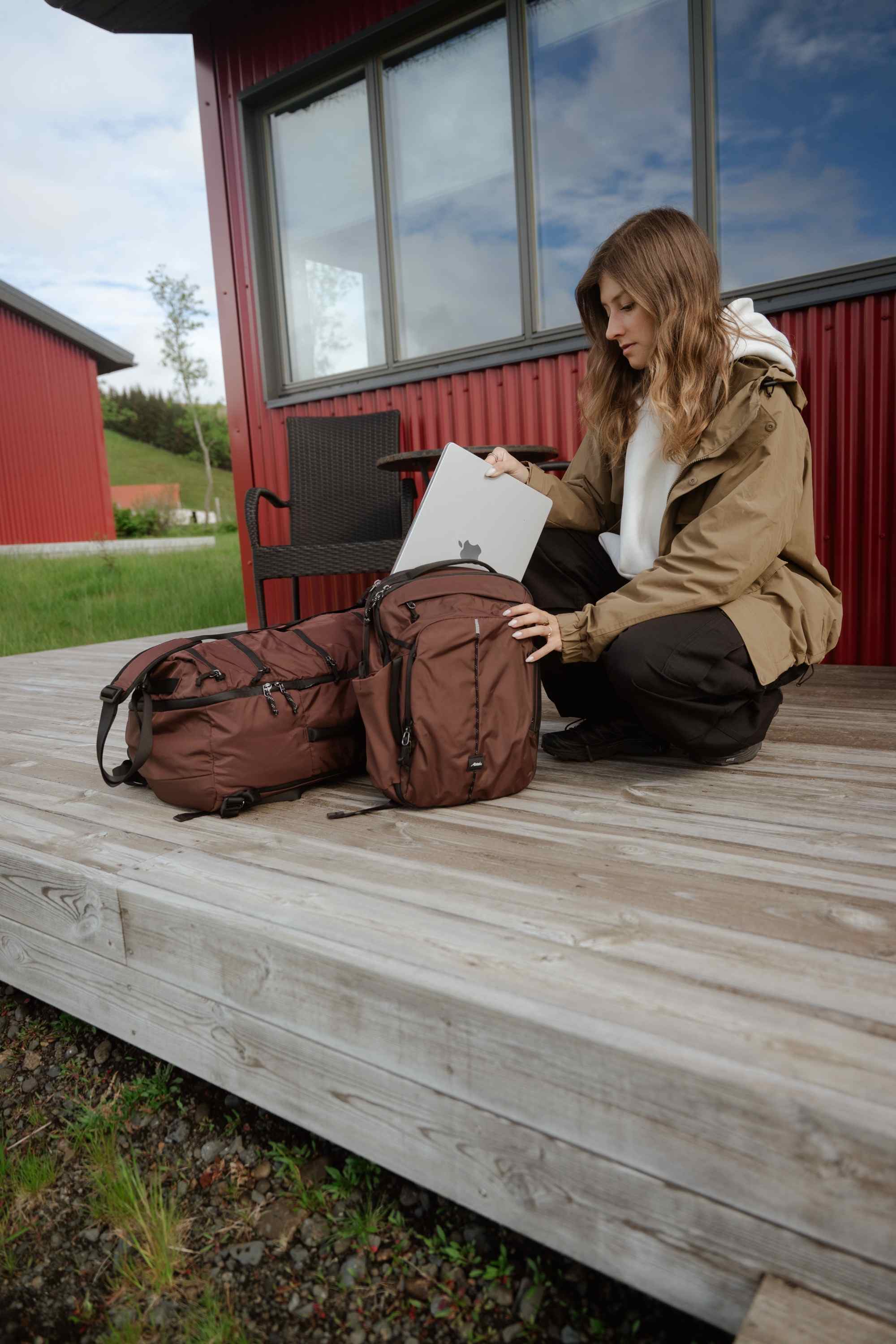 rucksack, backpack, braun, outdoor, tablet