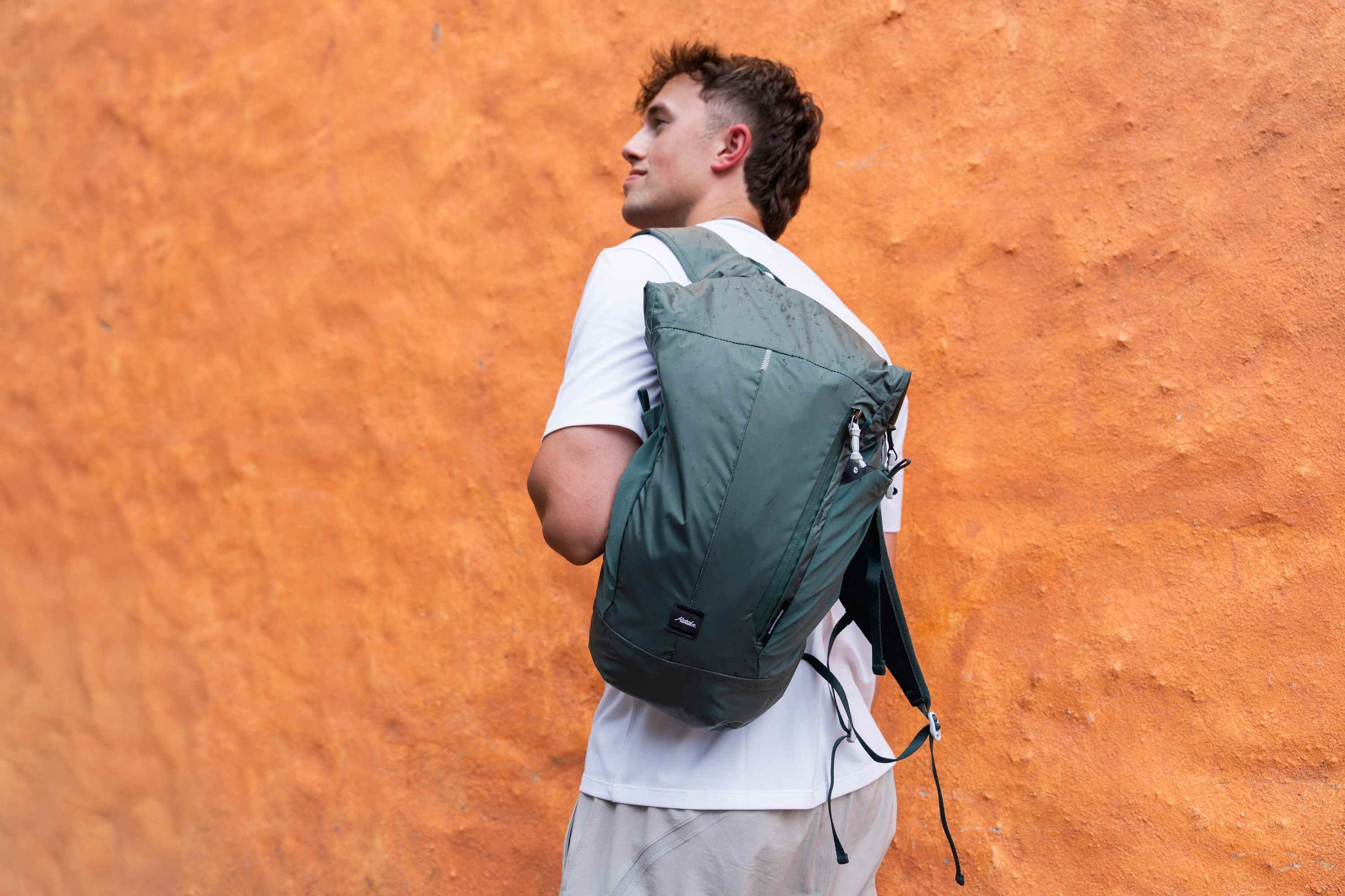 Rucksack, Backpack, Grauer Rucksack, Tagesrucksack, Reisetasche