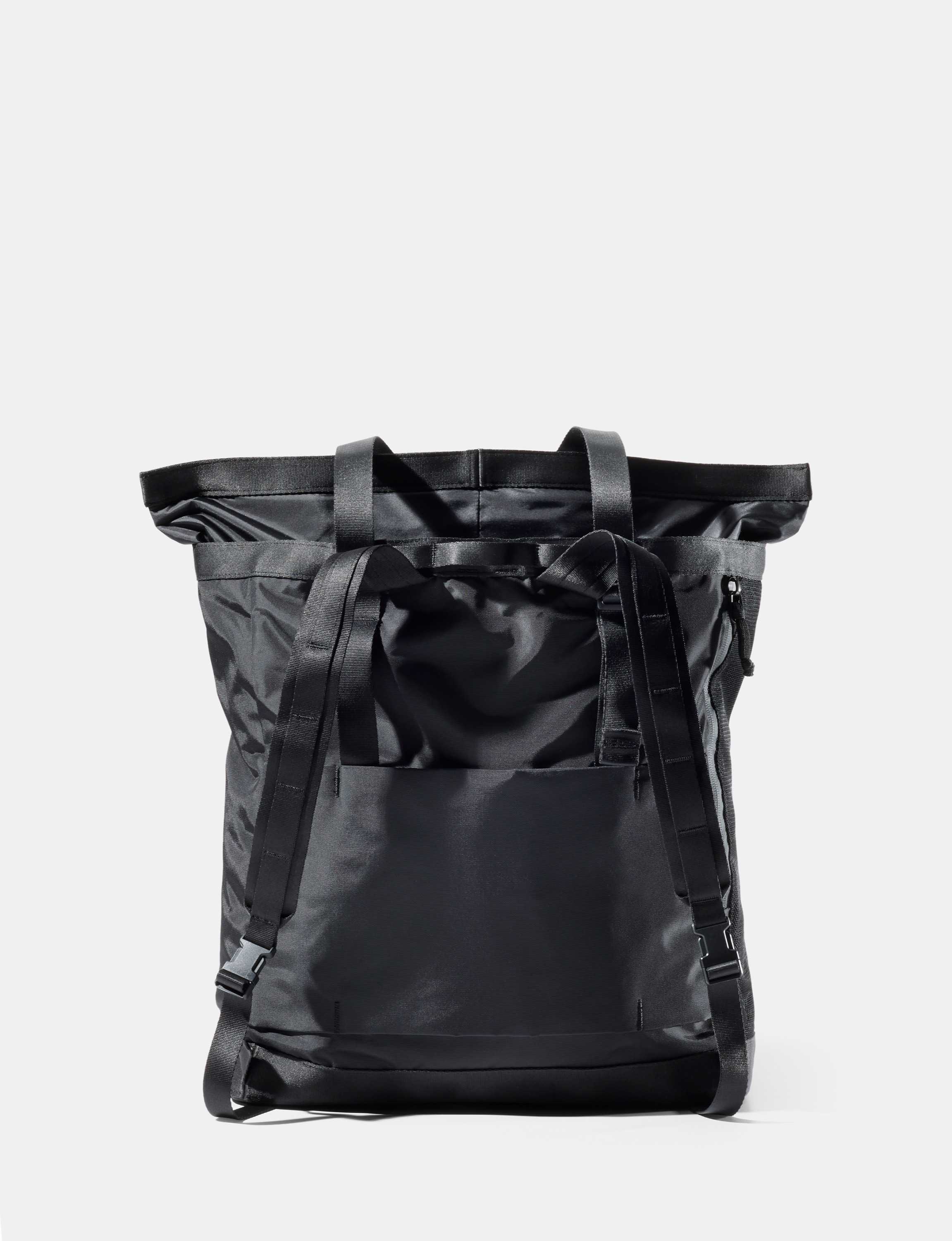 Rucksack, Schwarz, Tragegurt, Tasche, Rolltop