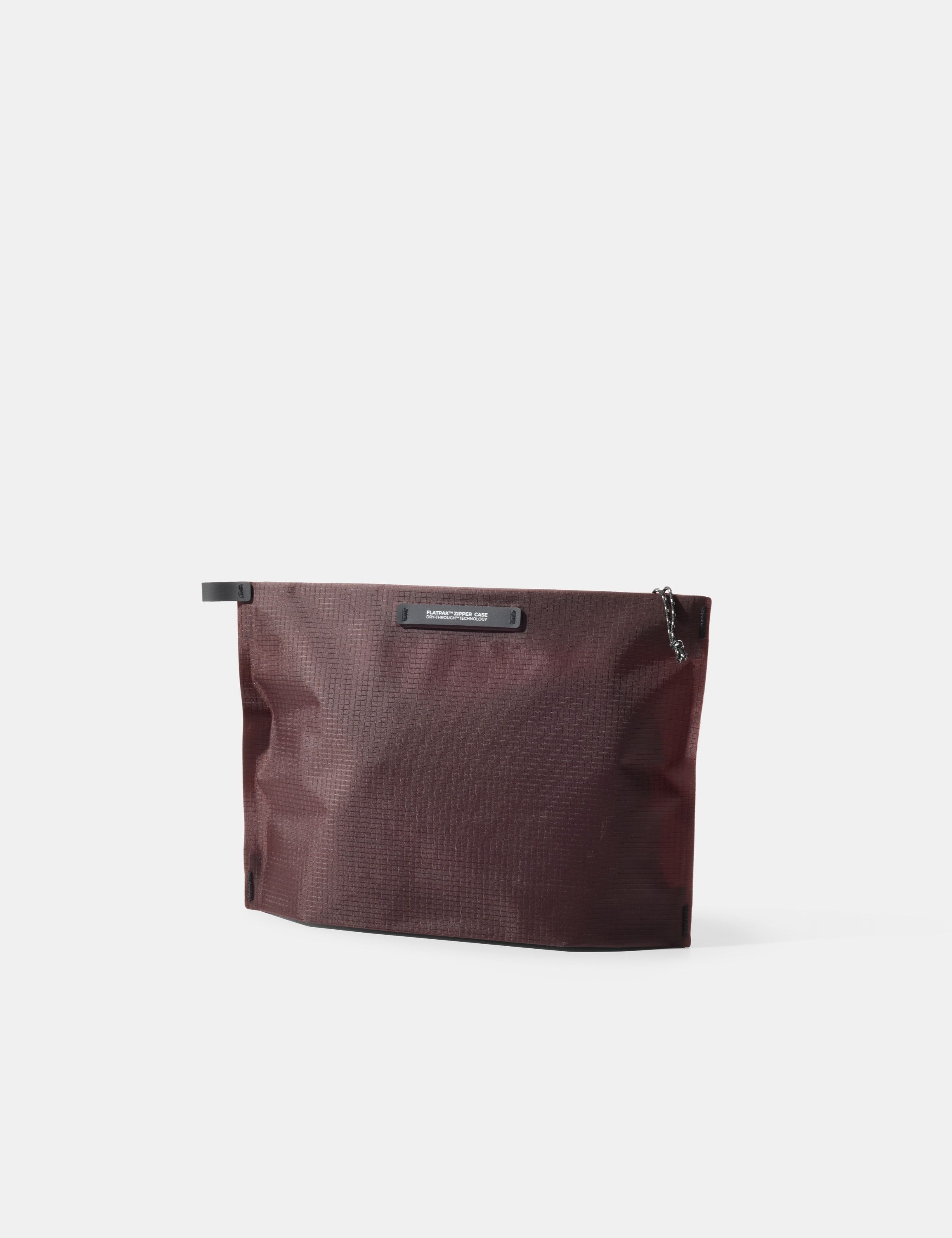 Clutch, Portemonnaie, Bügeltasche, Nylongewebe, Burgunderrot