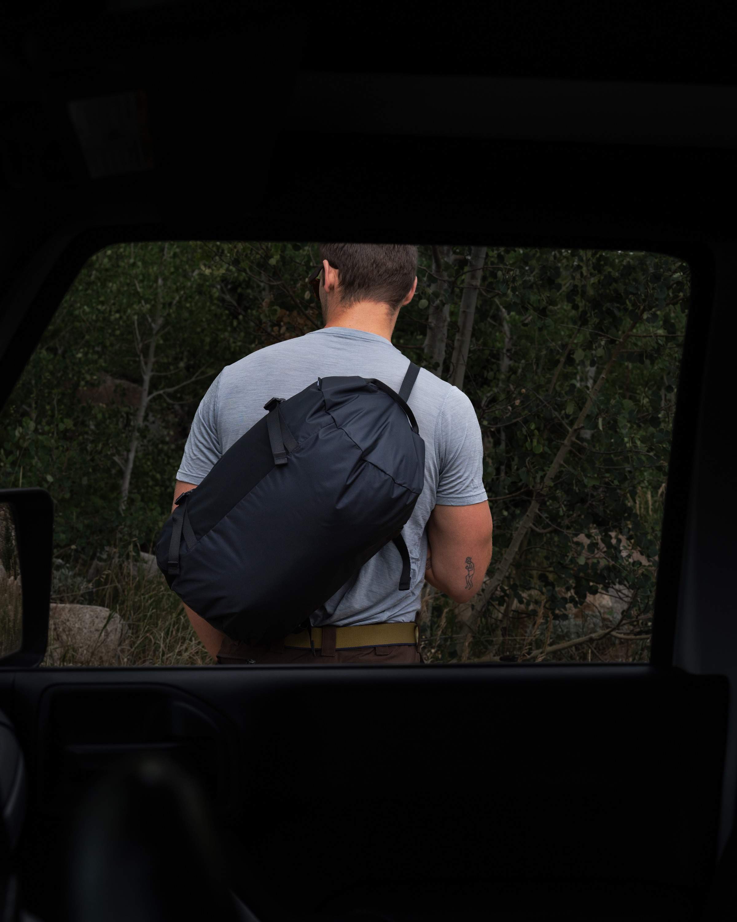 Rucksack, Backpack, Tasche, Knopf-Fach, Outdoor