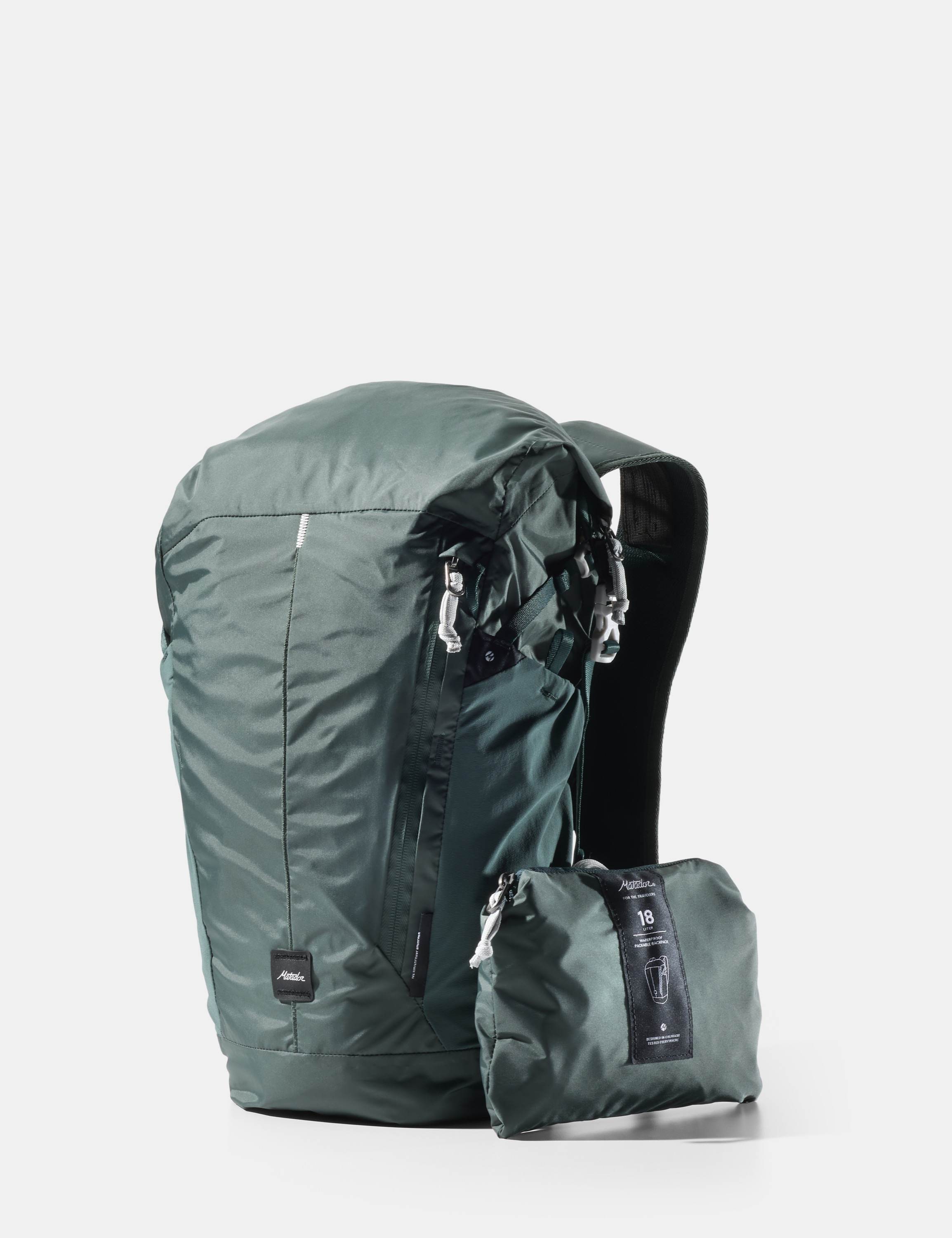 Rucksack, Rucksack grün, Backpack, Kompakt, Ambient Größenset