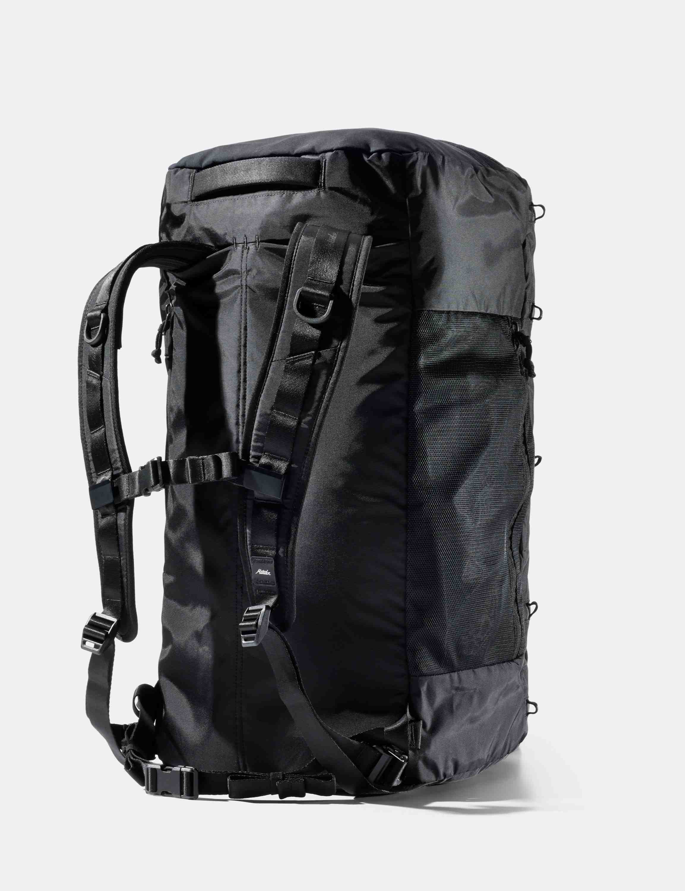 Rucksack, Backpack, Schwarz, Mesh-Seitenfach, Hakenverschluss