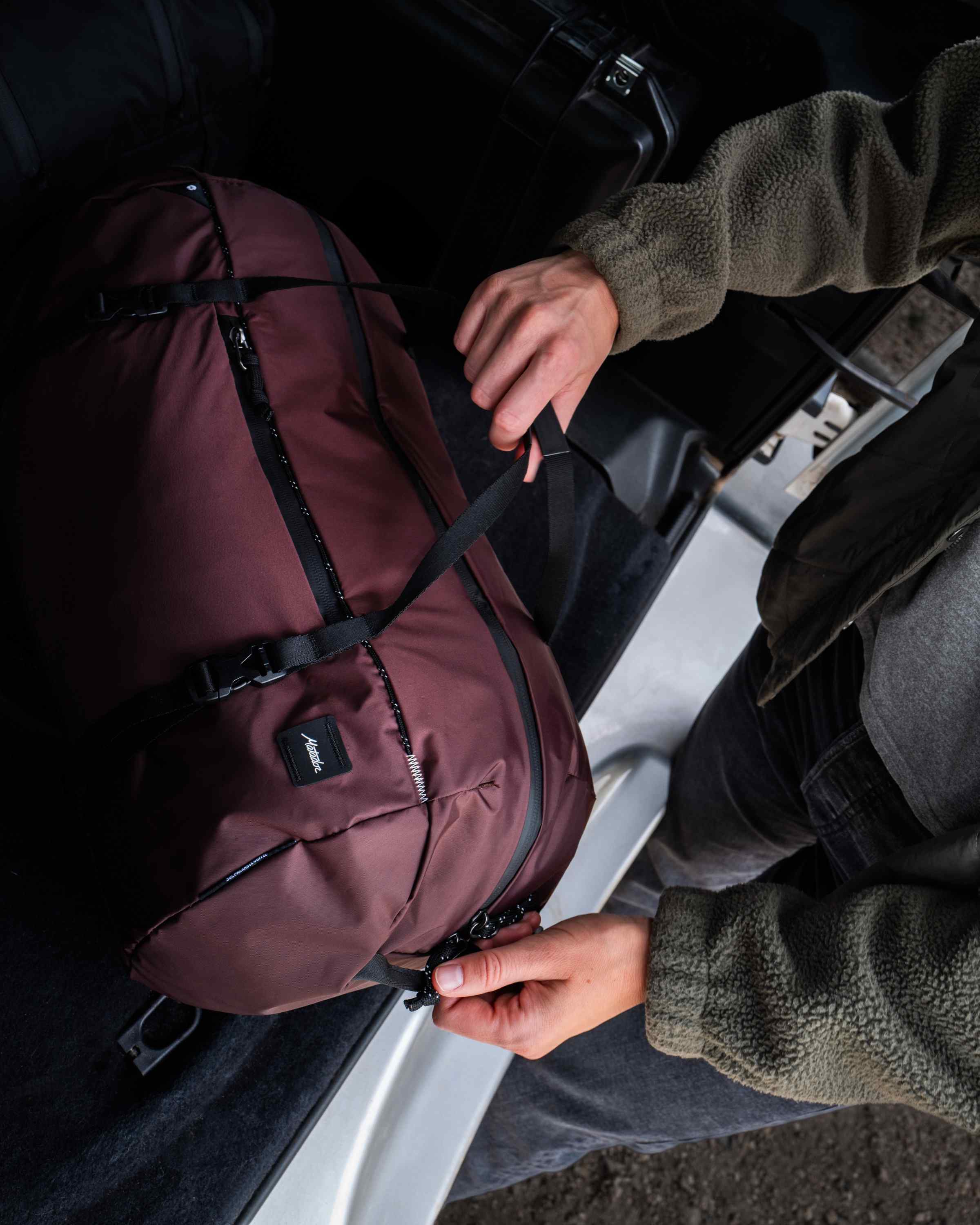 Rucksack, Backpack, Reißverschluss, Brustgurt, Schulterriemen
