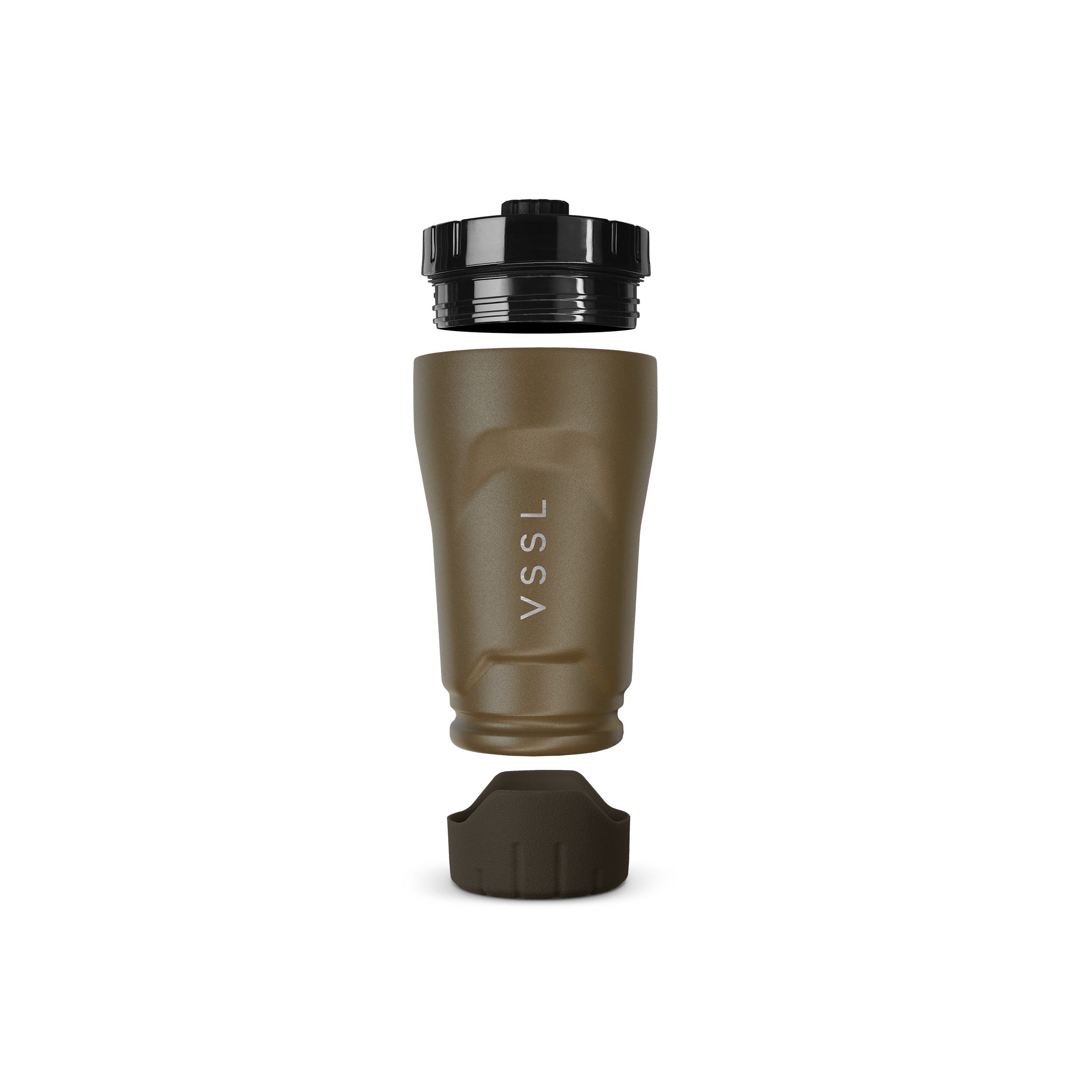 Handkaffeemühle, Kaffeemühle, Olivgrün, Schwarzer Deckel, Outdoor-Ausrüstung