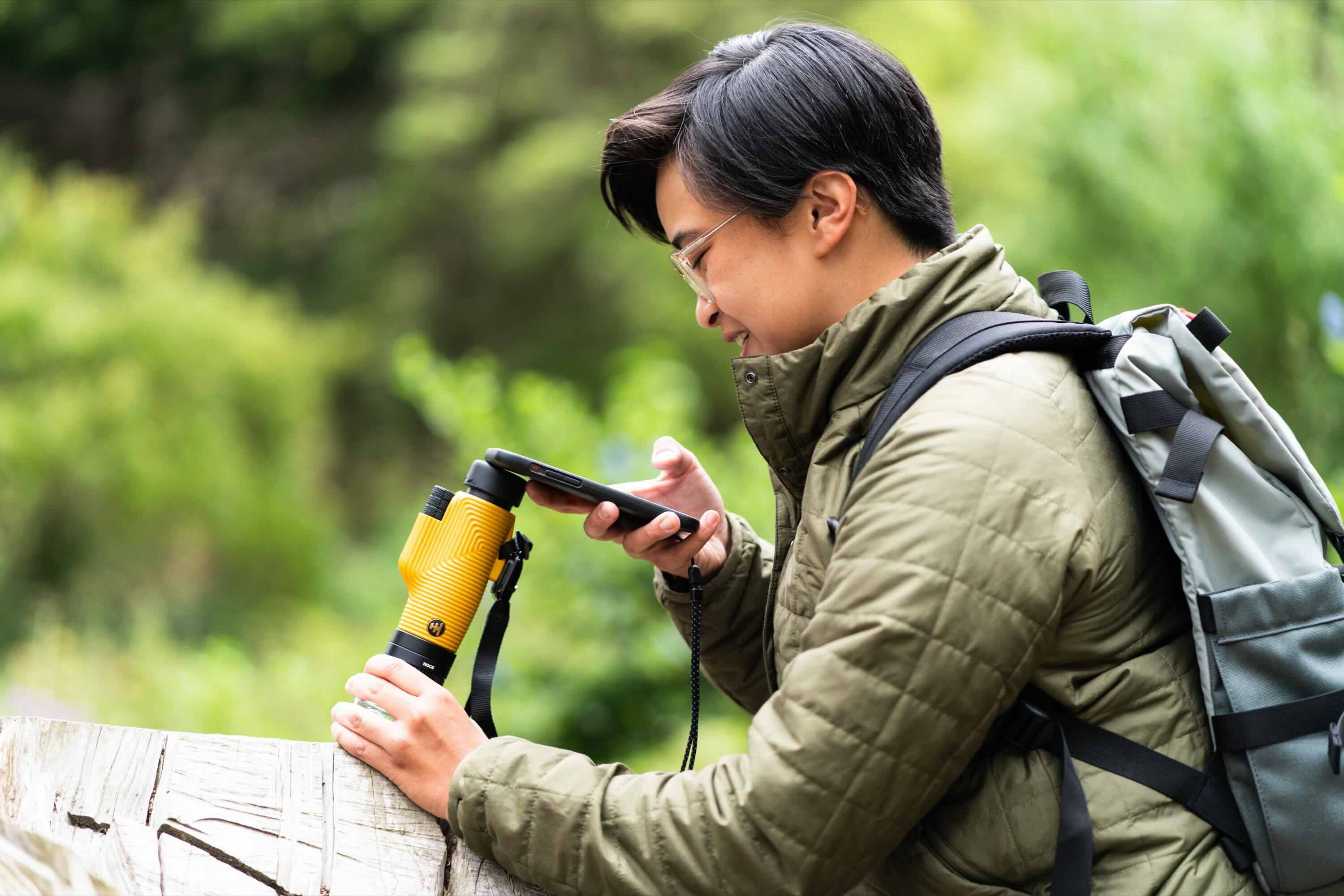 Taschenfernglas, Gelb, Kamerazubehör, Outdoor, Jacke