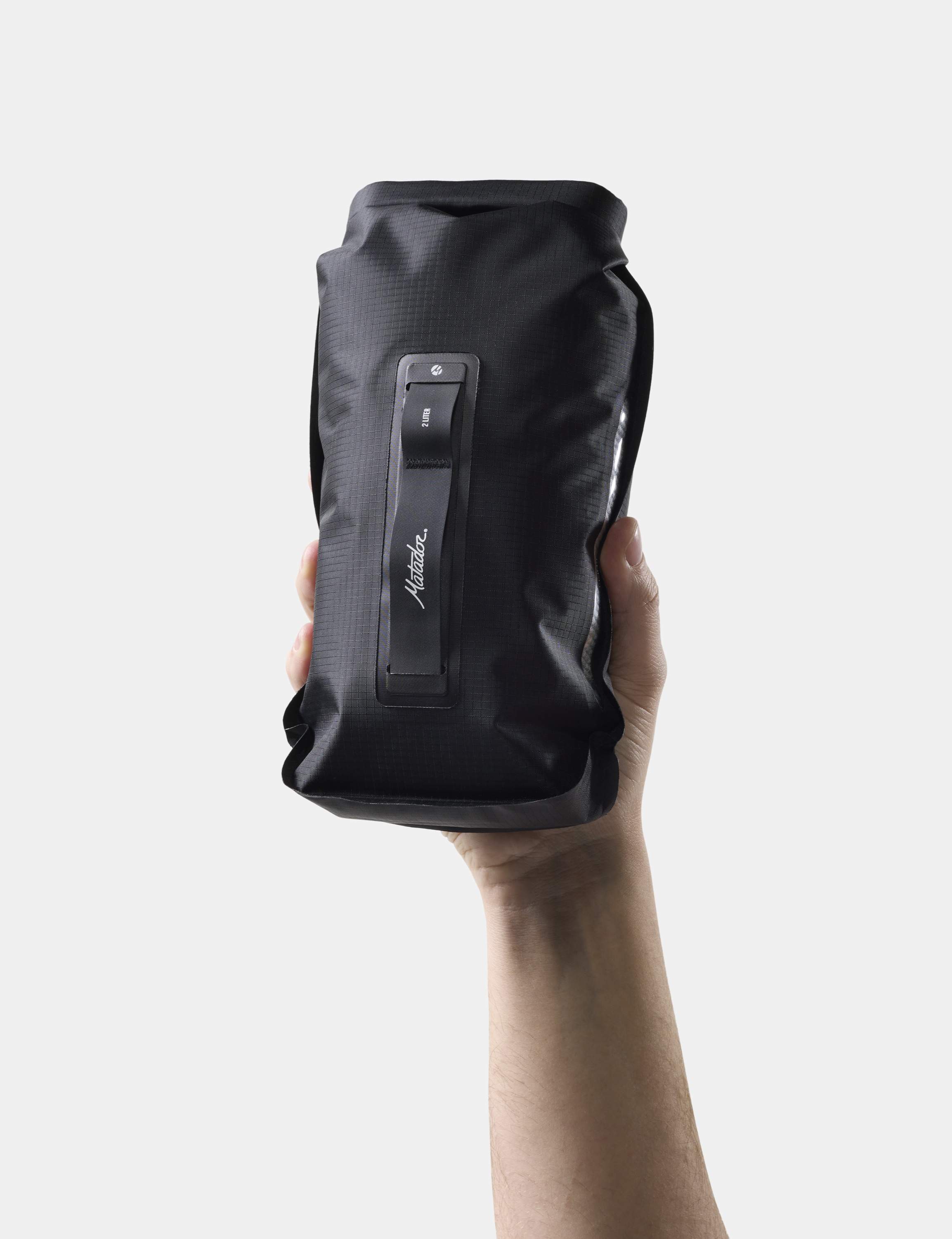 packbare Tasche, schwarze Beutel, handliche Tasche, Reißverschluss, Nylongewebe