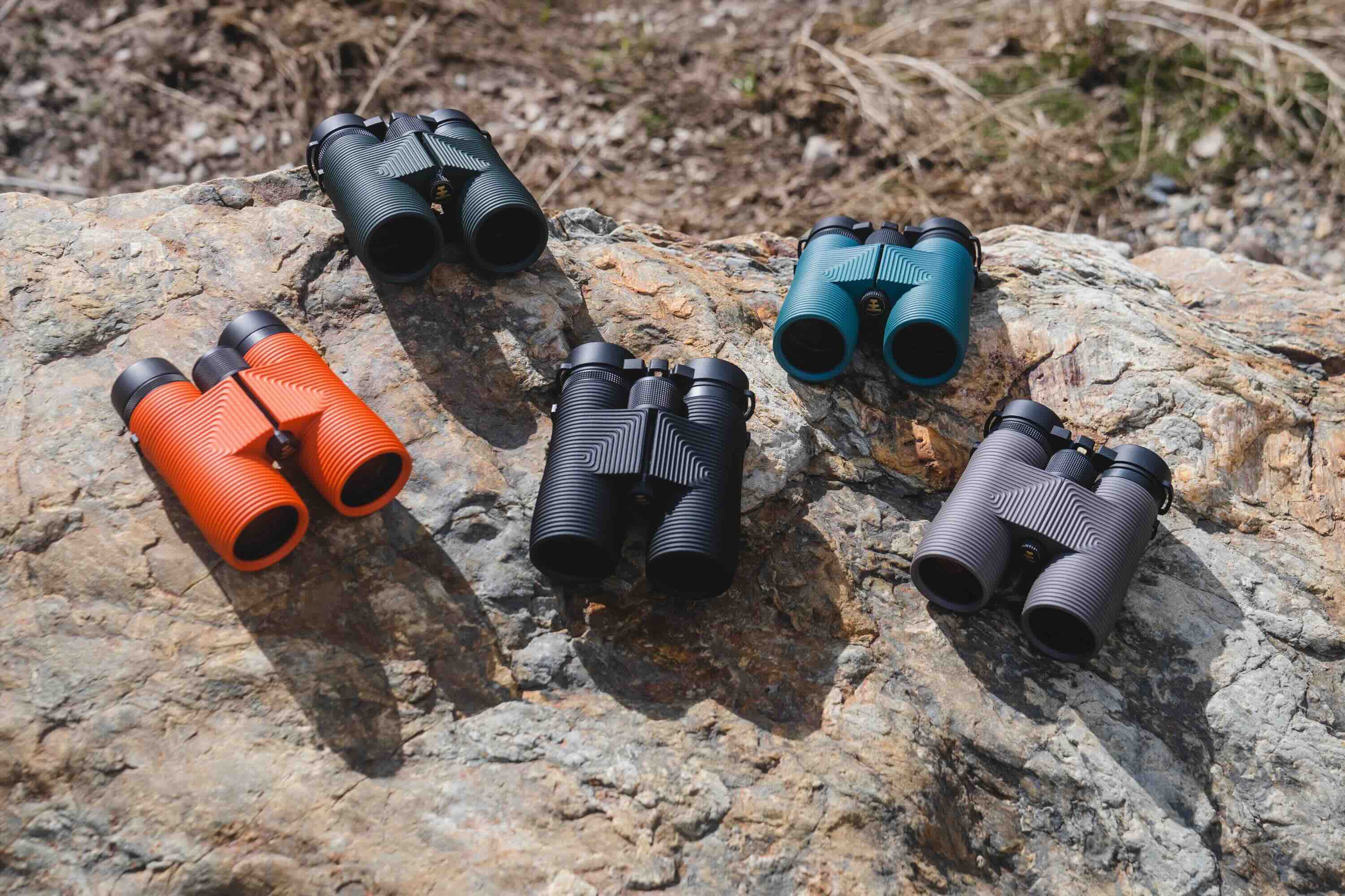 Fernglas, Kompakte Binoculars, Outdoor, Gummi-Grip, 4-Blendfarben