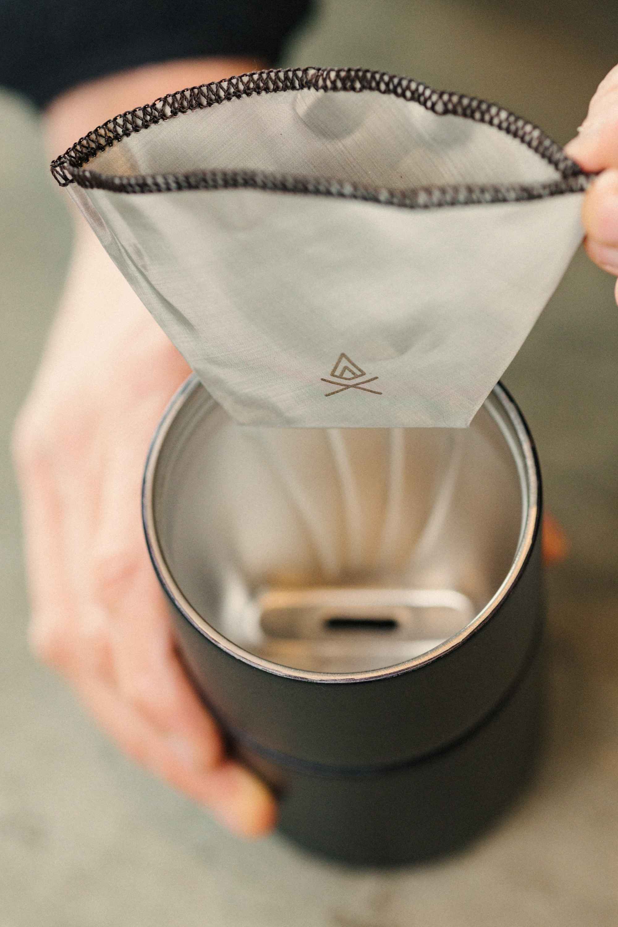 Kaffeefilter, Wiederverwendbarer Filter, Stofffilter, Schwarzer Kaffeebereiter