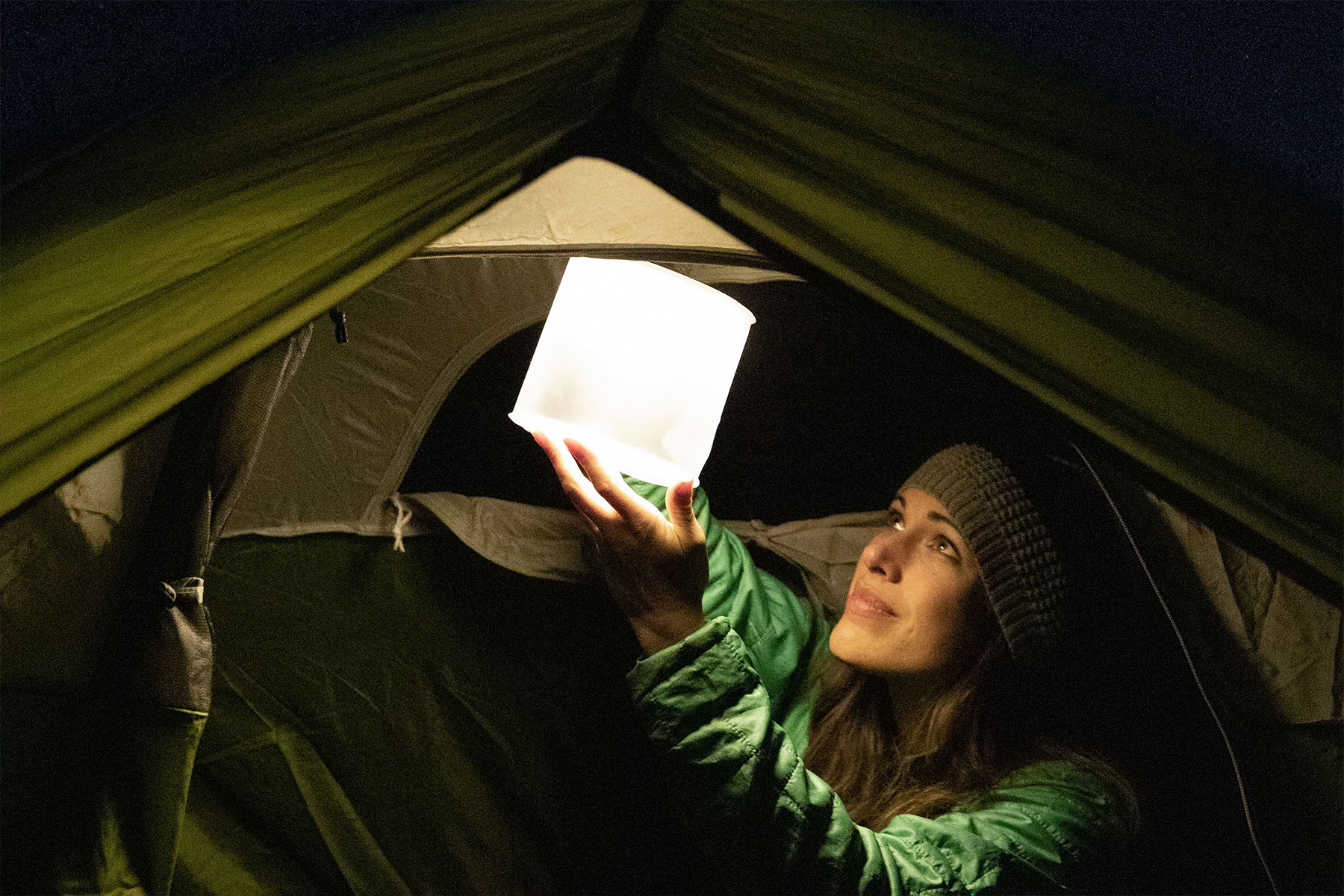 Draußen, Unterschlupf, Zelt, Campen, Person