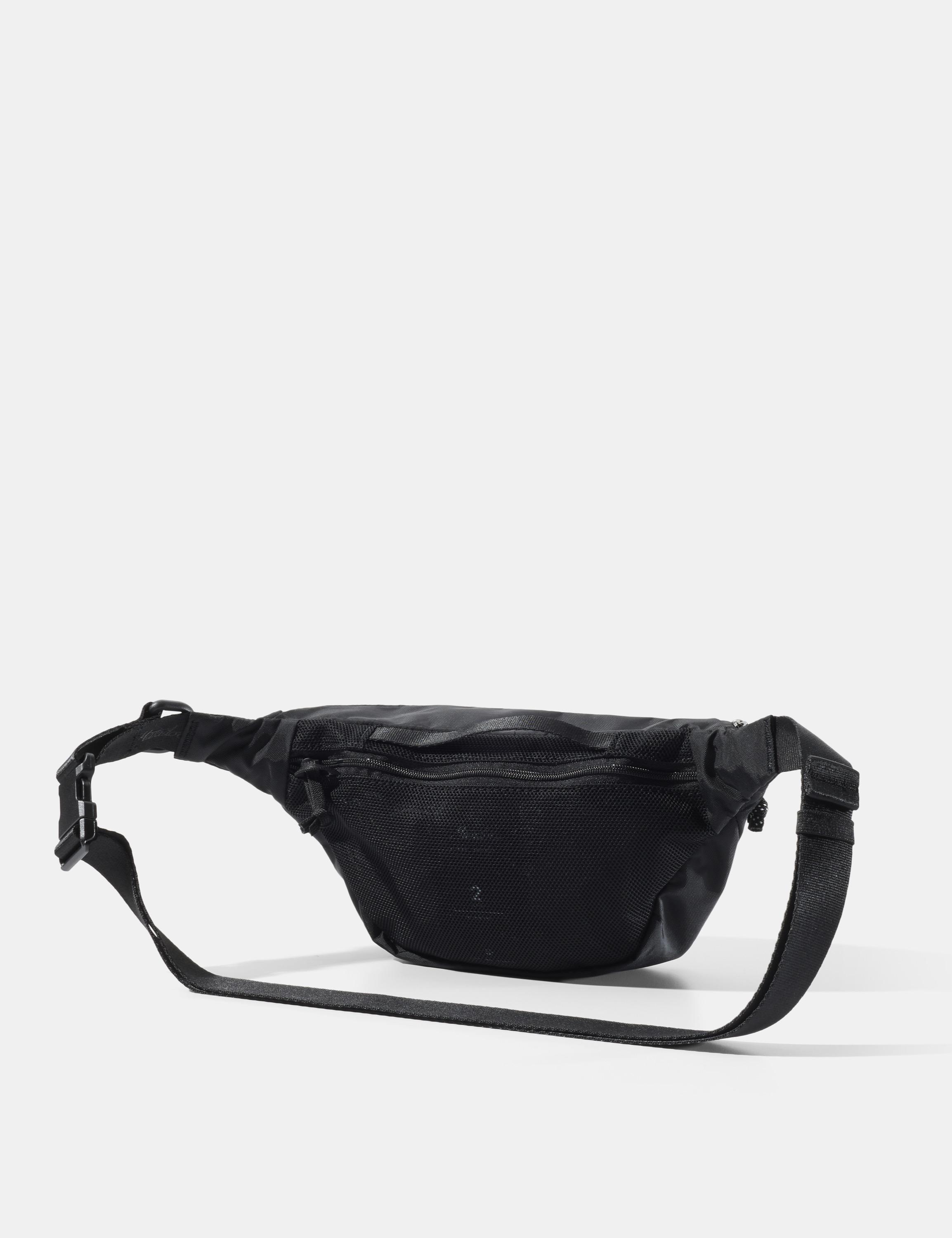 Gürteltasche, Schwarz, Wasserabweisend, Nylon, Reißverschluss