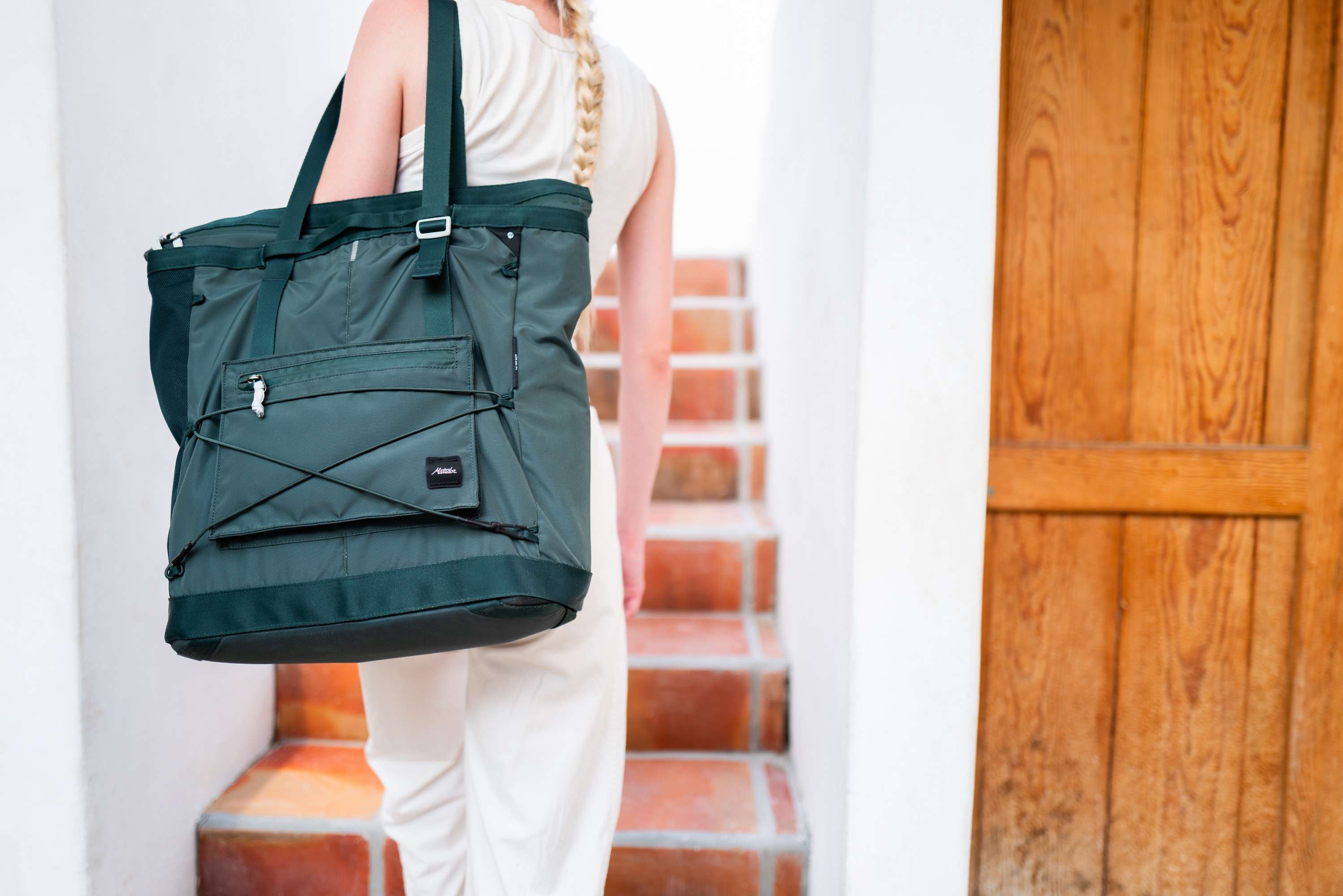 Rucksack, Tasche, Nylon, Kordelzug, Reißverschluss