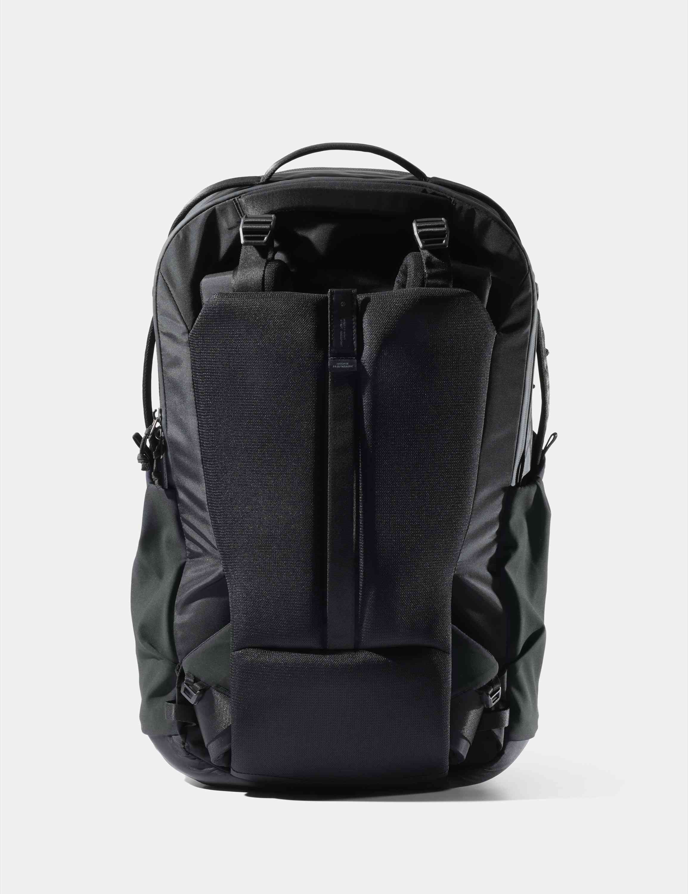 Rucksack, Backpack, Schulterriemen, Nylon, Schwarz