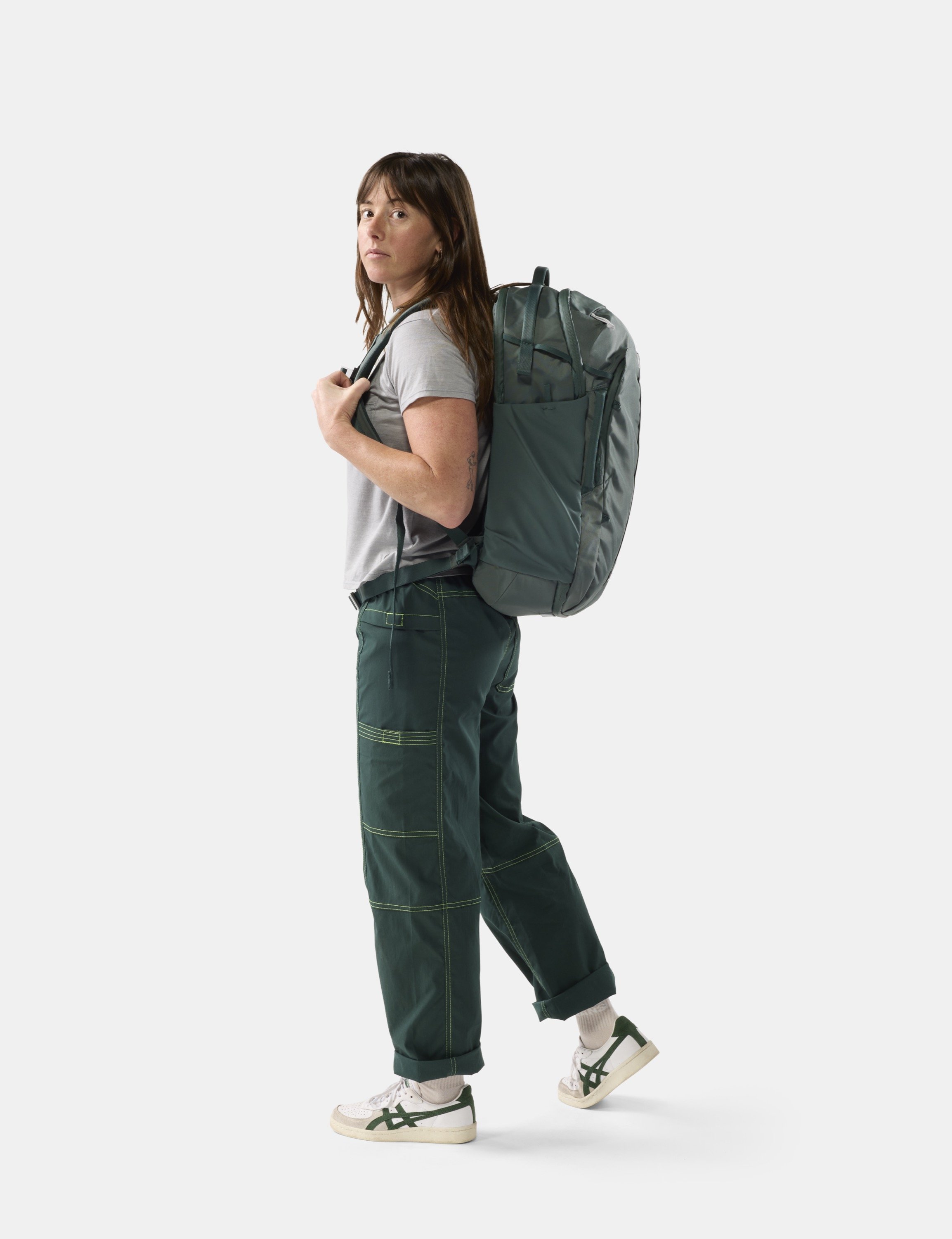 Rucksack, Backpack, Outdoor, Grün, Große Griffe