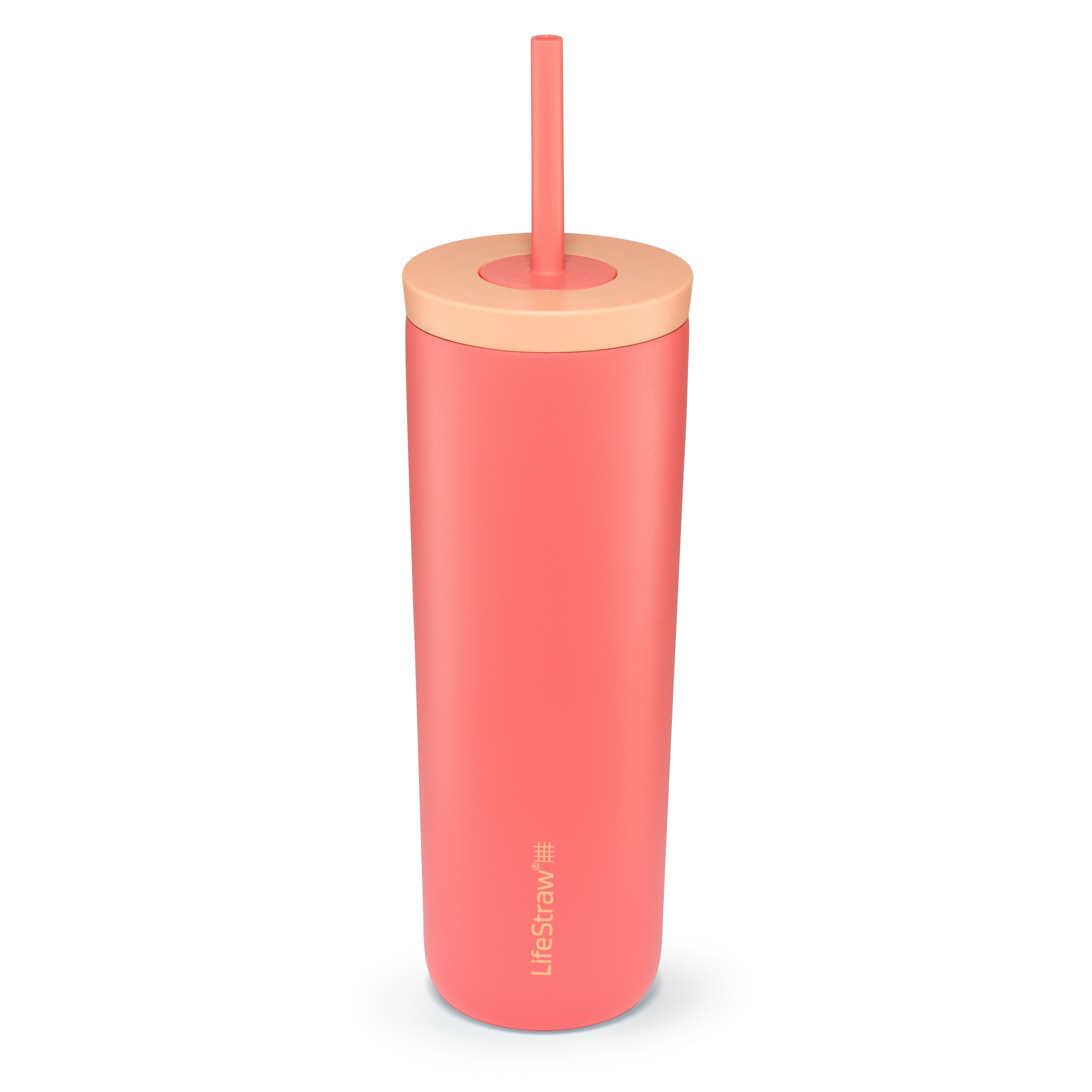 LifeStraw Go Steel Tumbler 500ml (apricot pink)