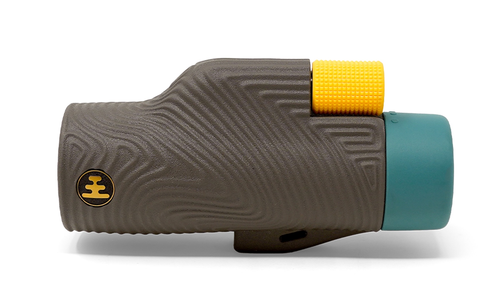 Größenmesser, Rollenhalter, Griff, Grau, Gelb