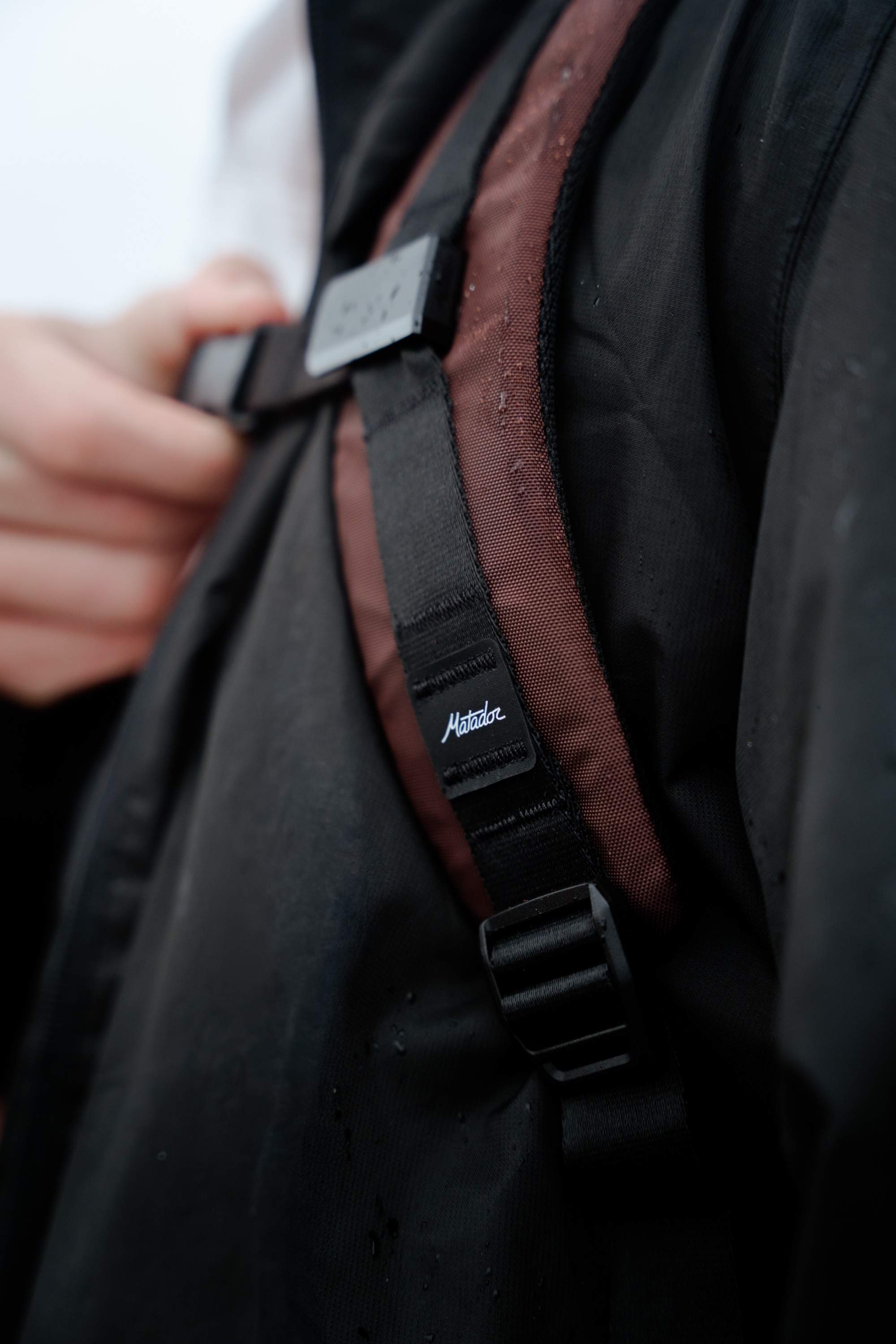 Rucksack, Schulterriemen, Tragetasche, Reißverschluss, Breiter Tragegurt