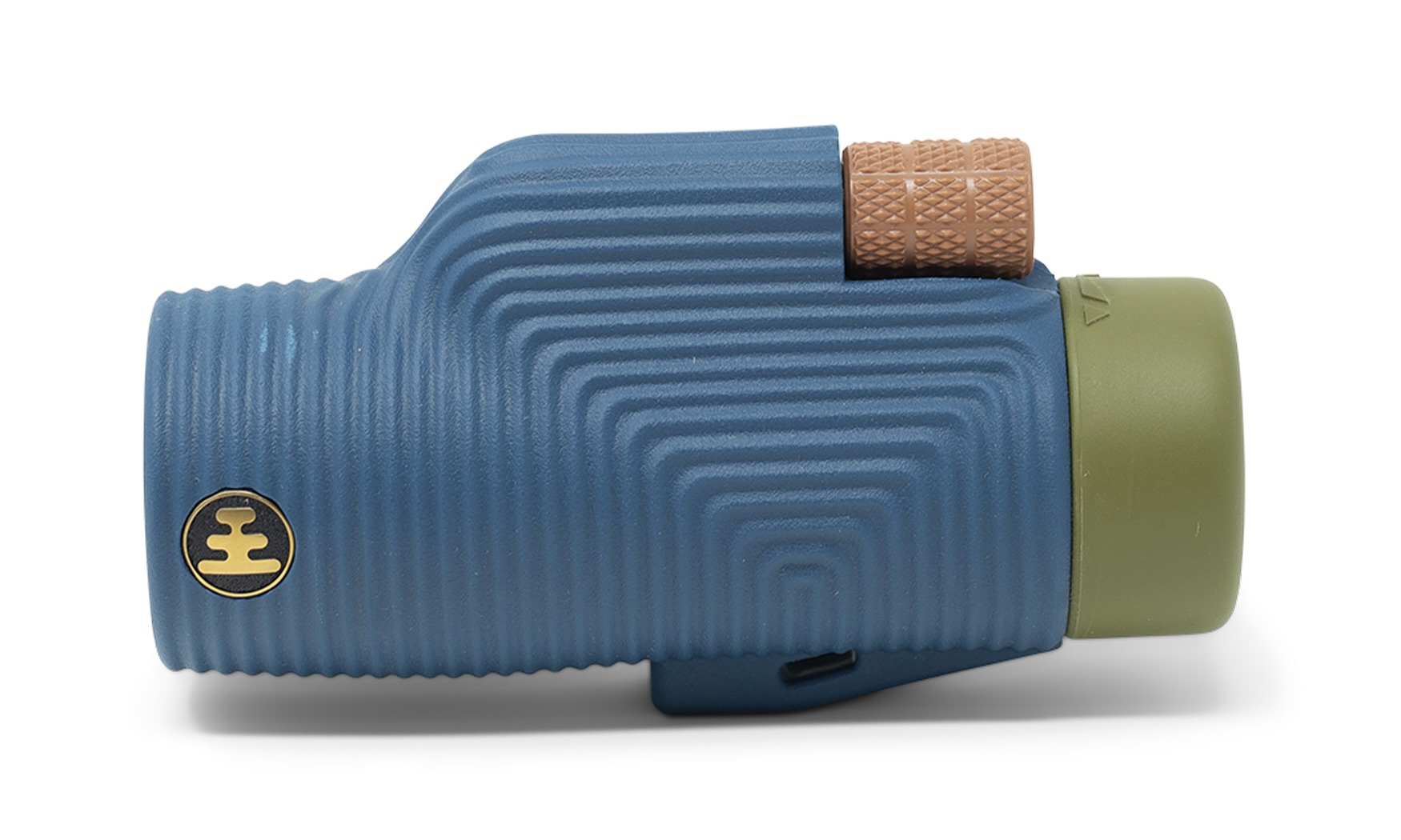 kompakt, blau, rostanfällig, faltbar, binokulär-ähnlich