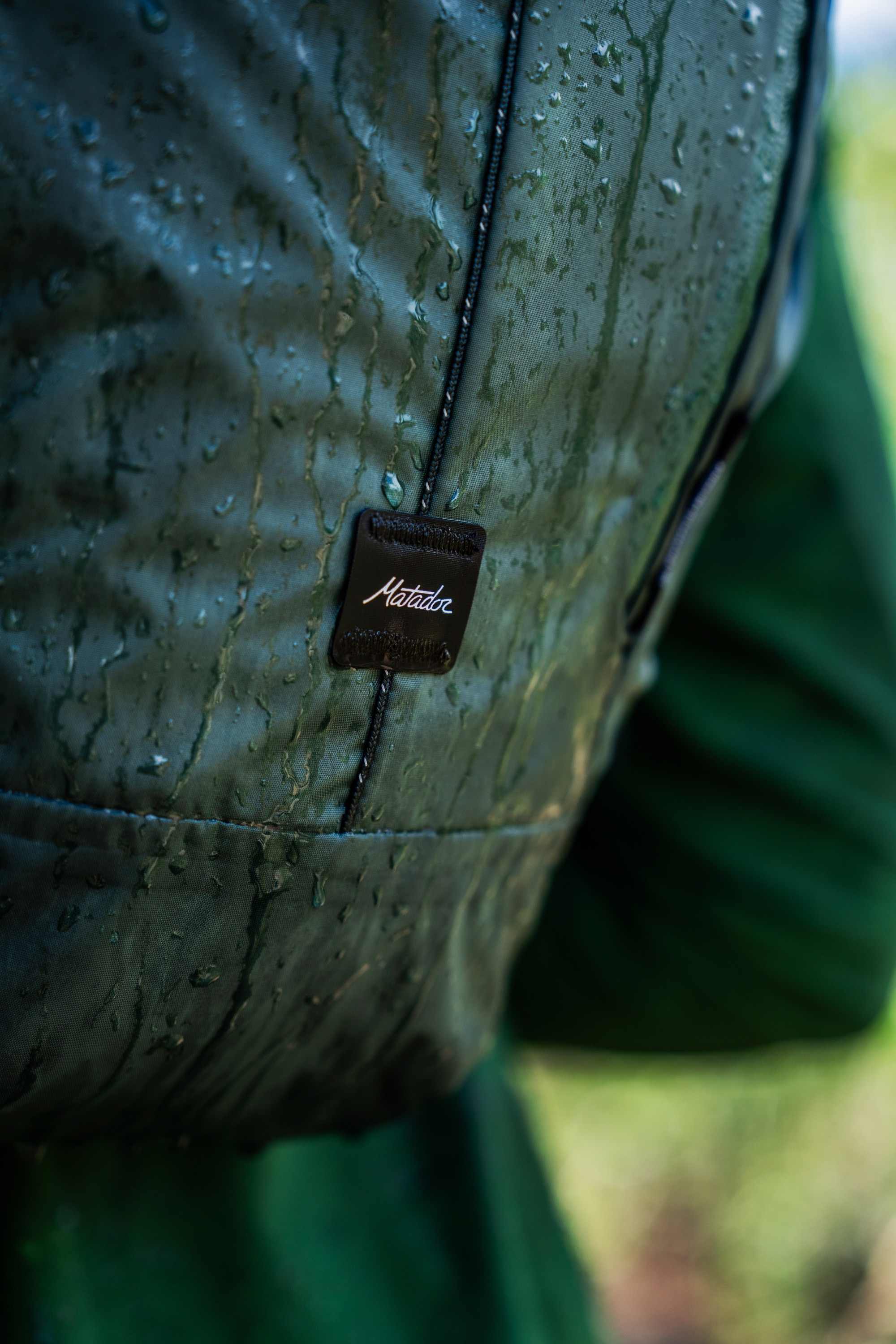 Rucksack, Nylon, Wasserdicht, Nähte, Label
