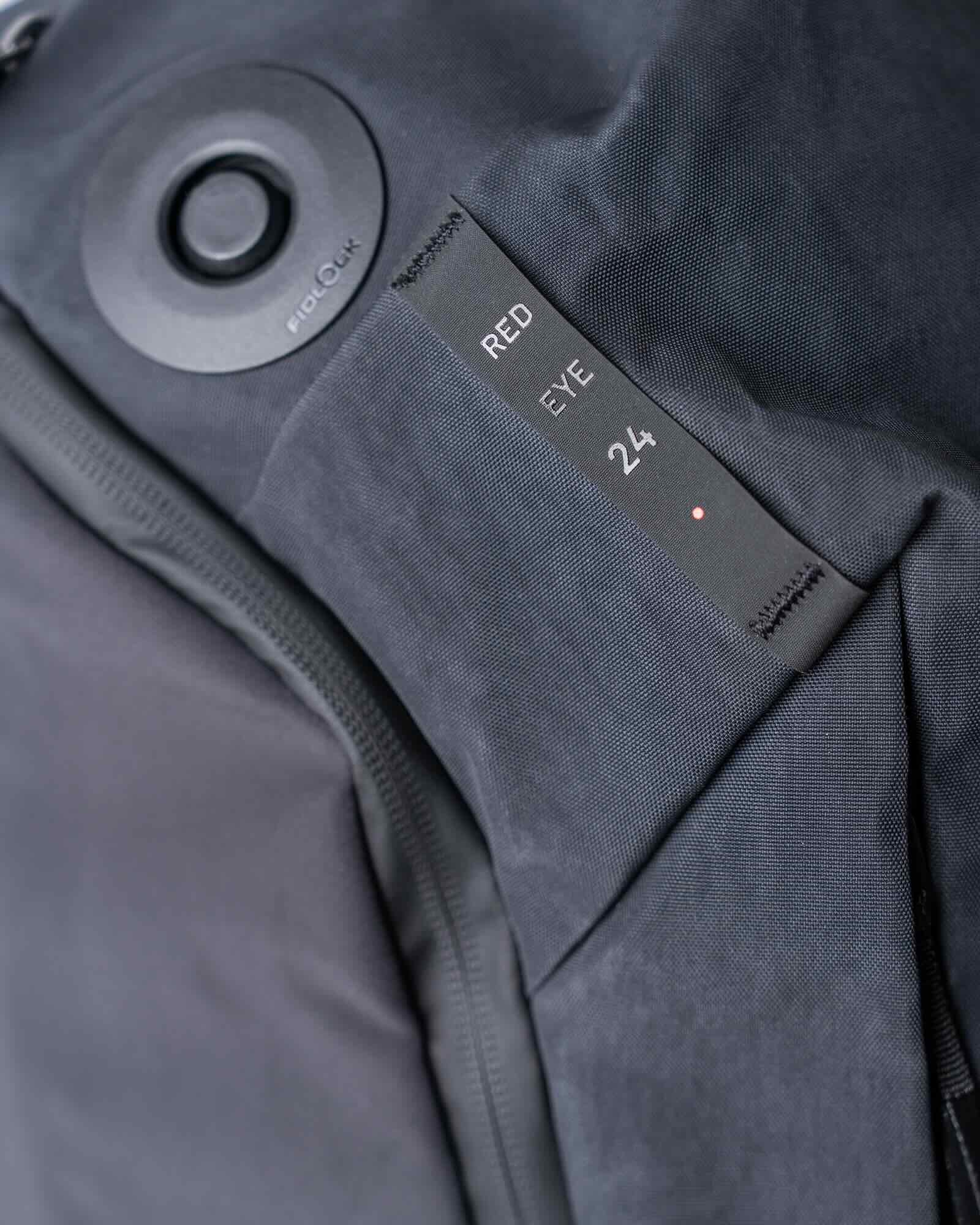 Reisetasche, Rucksack, Rot, Reißverschluss, Label