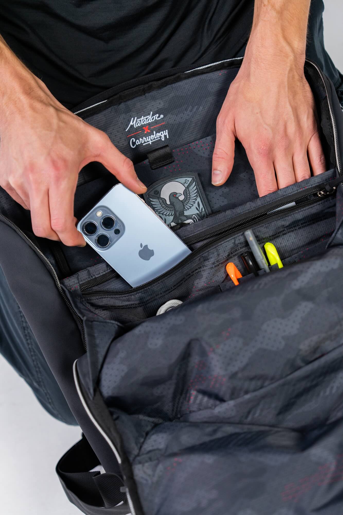 Rucksack, Tasche, Smartphone, Kartenetui, Stiftetasche